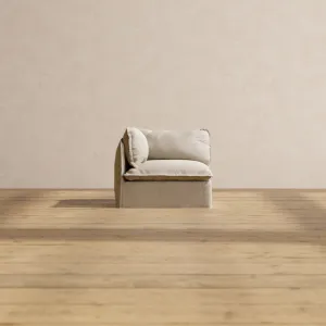 Modular Performance Corner Chair in Dune | Deluxe Blend