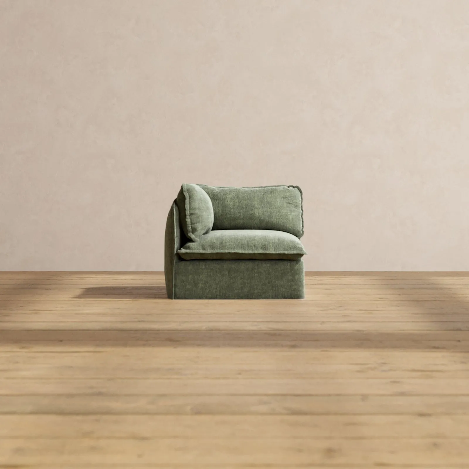 Modular Performance Corner Chair in Willow | Deluxe Blend