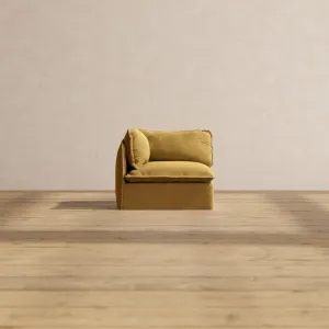 Modular Performance End Chair in Toffee | Deluxe Blend