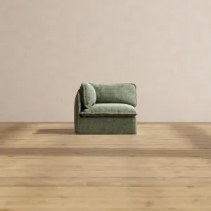 Modular Performance End Chair in Willow | Relaxed Blend