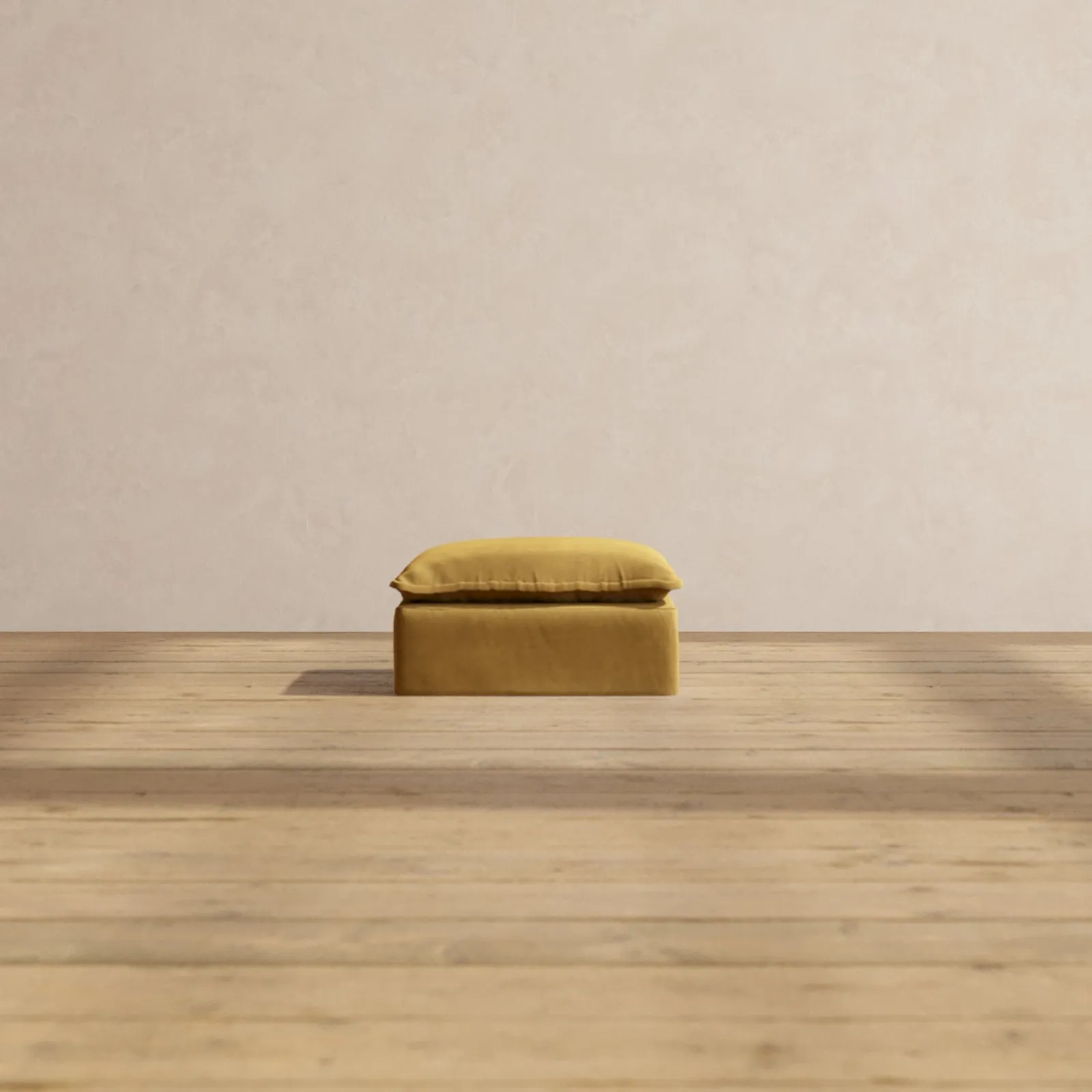 Modular Performance Ottoman in Toffee | Deluxe Blend