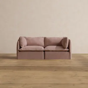 Modular Washable 2-Seater in Sakura | Deluxe  Seat | Cloud Pillow