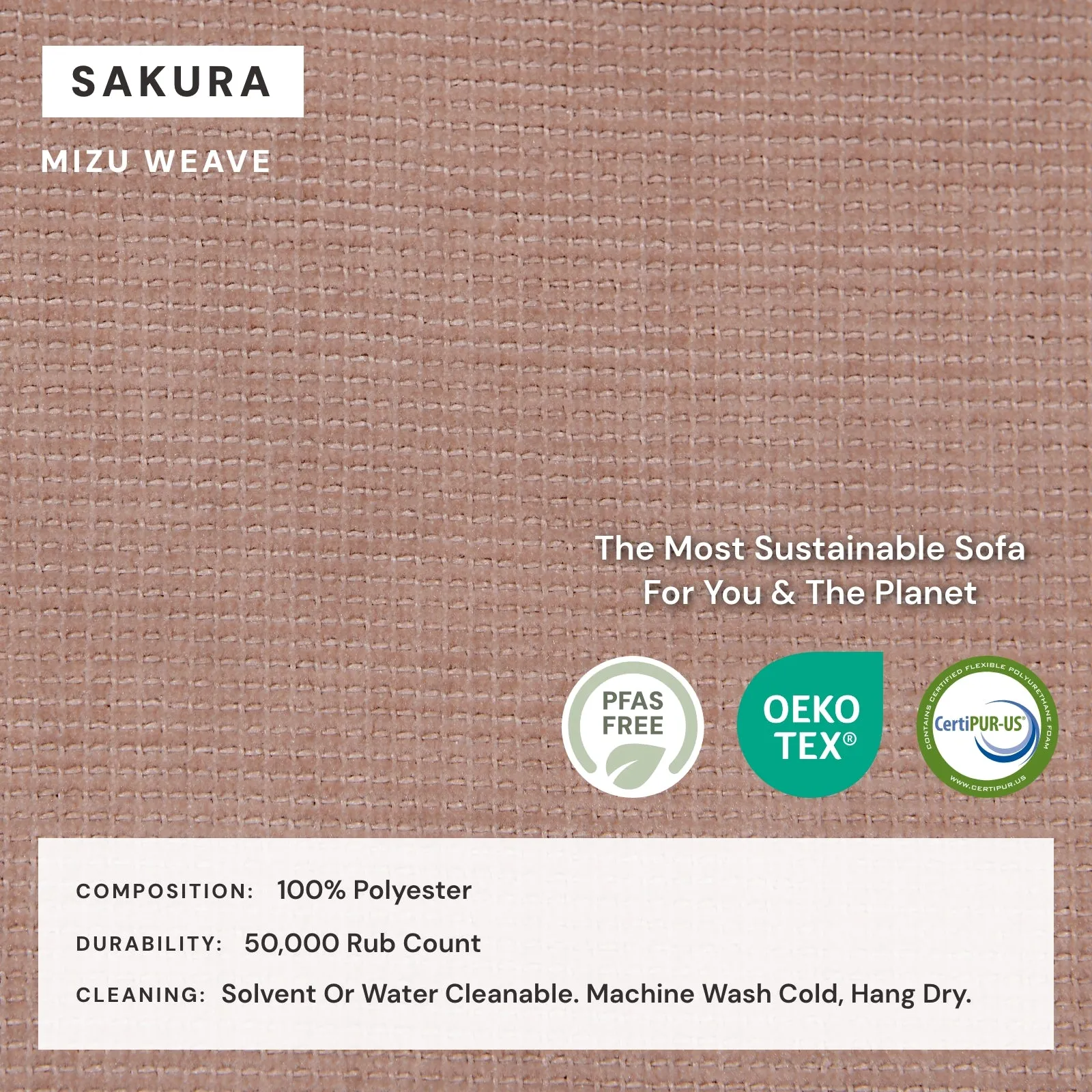Modular Washable 2-Seater in Sakura | Deluxe  Seat | Cloud Pillow