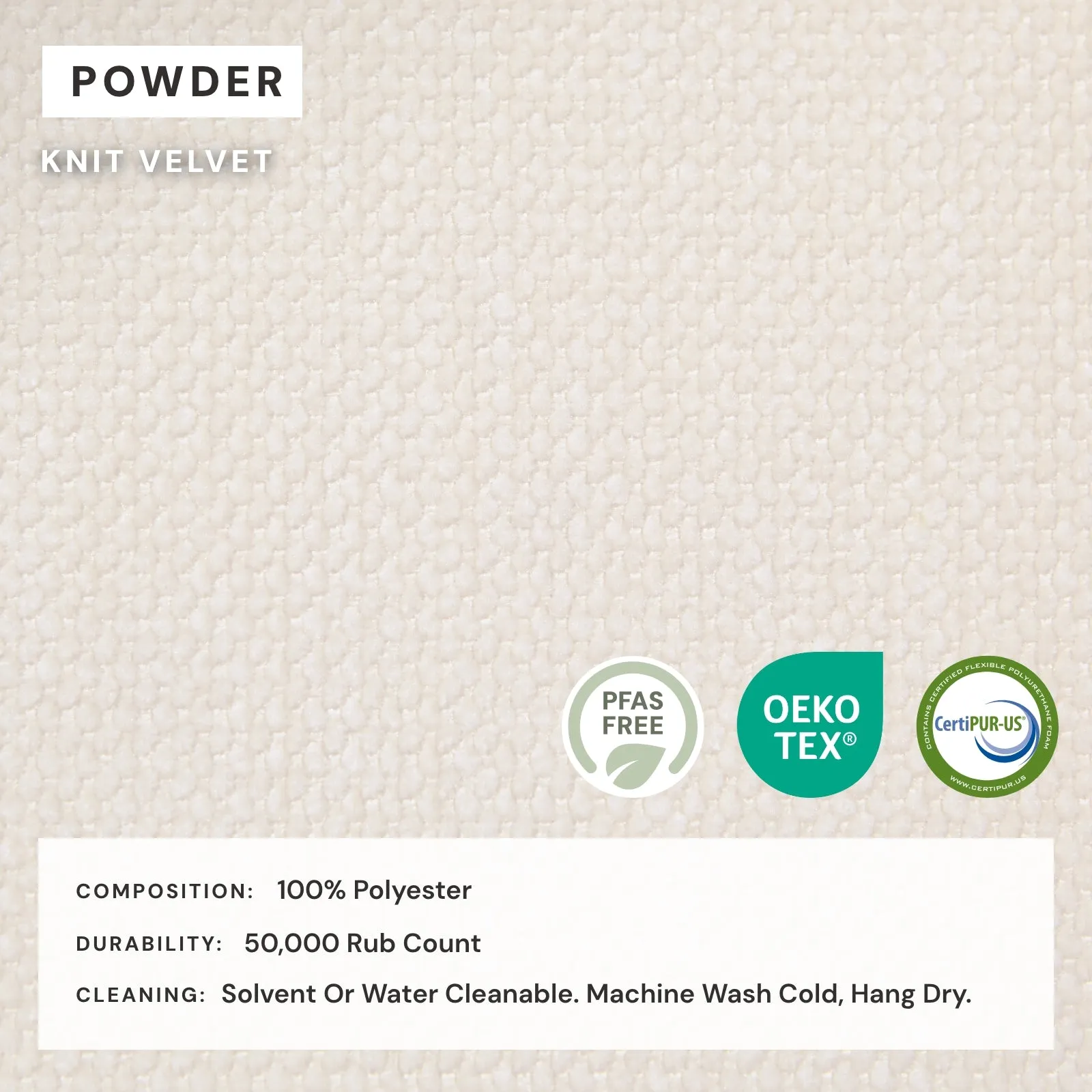 Modular Washable 2-Seater   Ottoman in Powder | Deluxe  Seat | Cloud Pillow