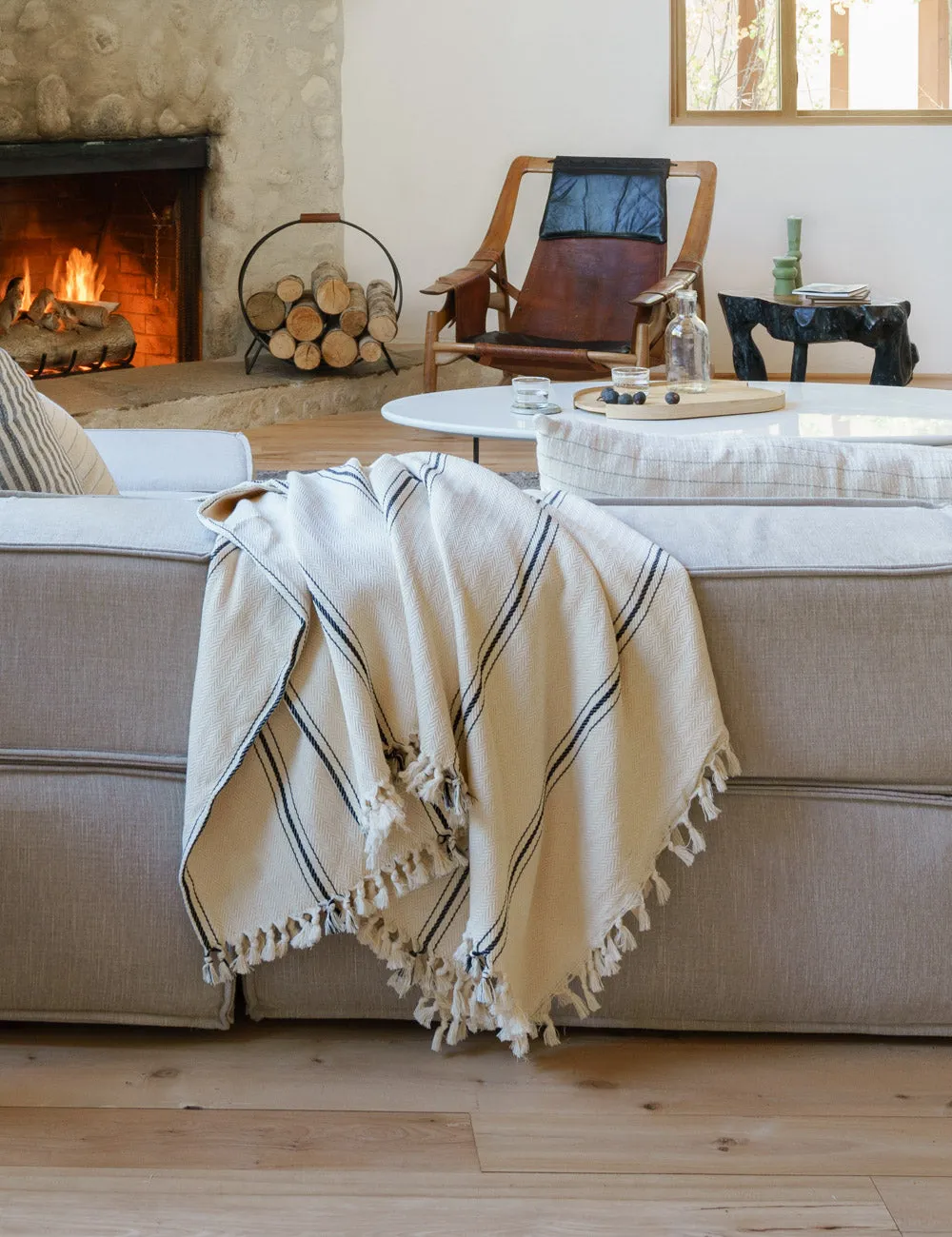 Monte Viso Cotton Bed Cover by House No. 23