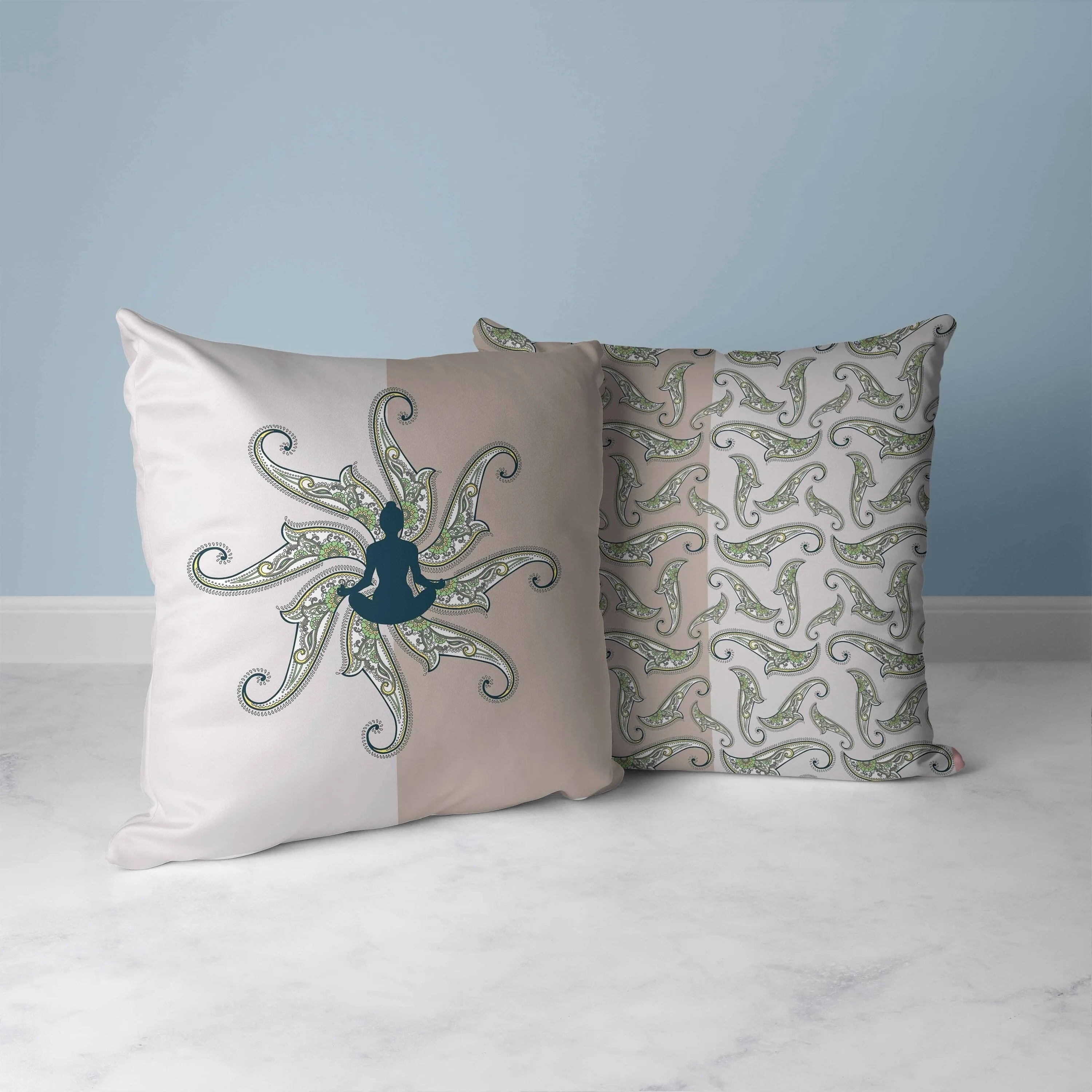 Mystic Silence Faux Suede Reversible Throw Pillow Pink and Platinum