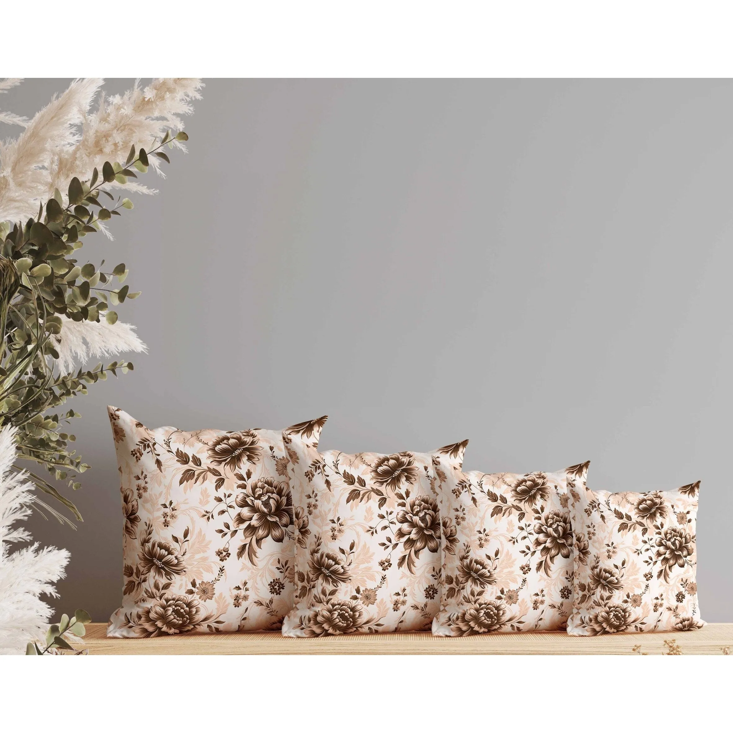 Nature's Canvas Faux Suede Reversible Throw Pillow Light and Orange