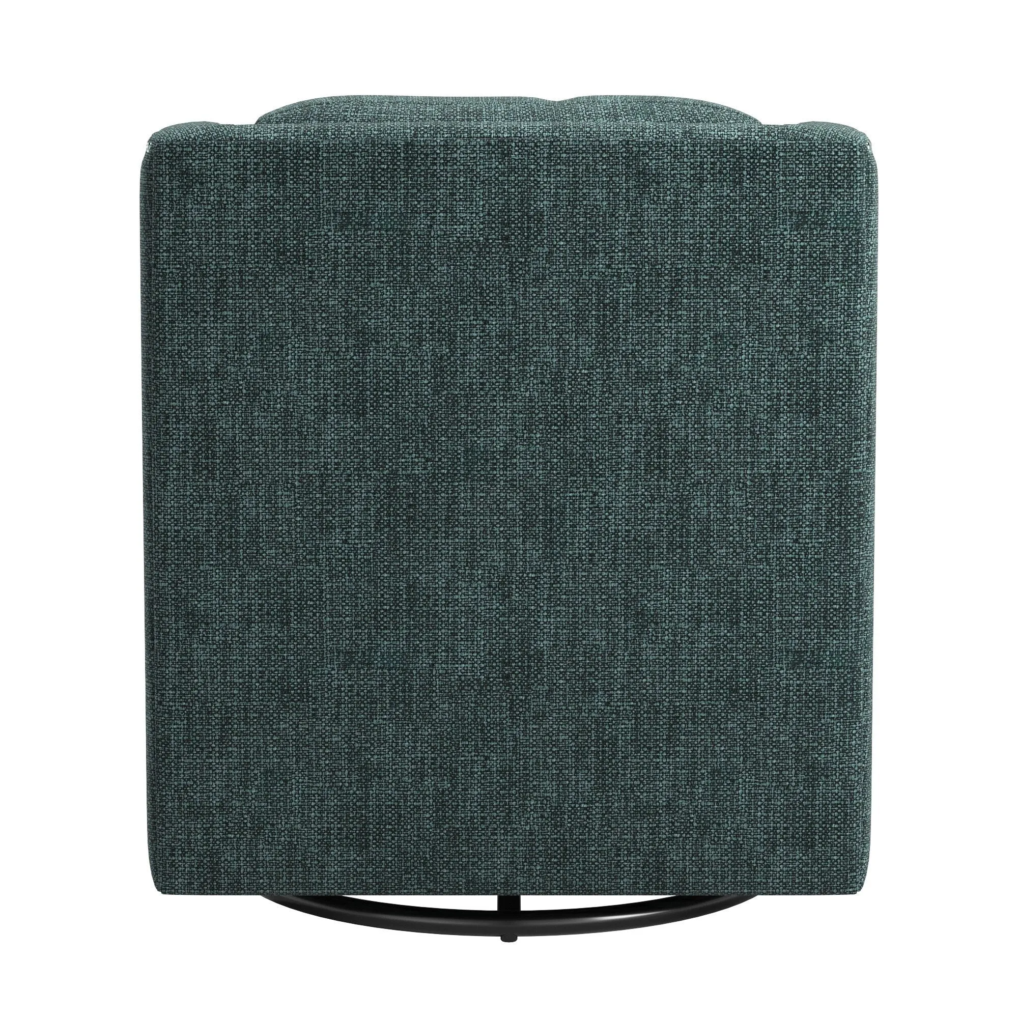 Orwyn Nailhead Slope Arm Swivel Chair by iNSPIRE Q Classic