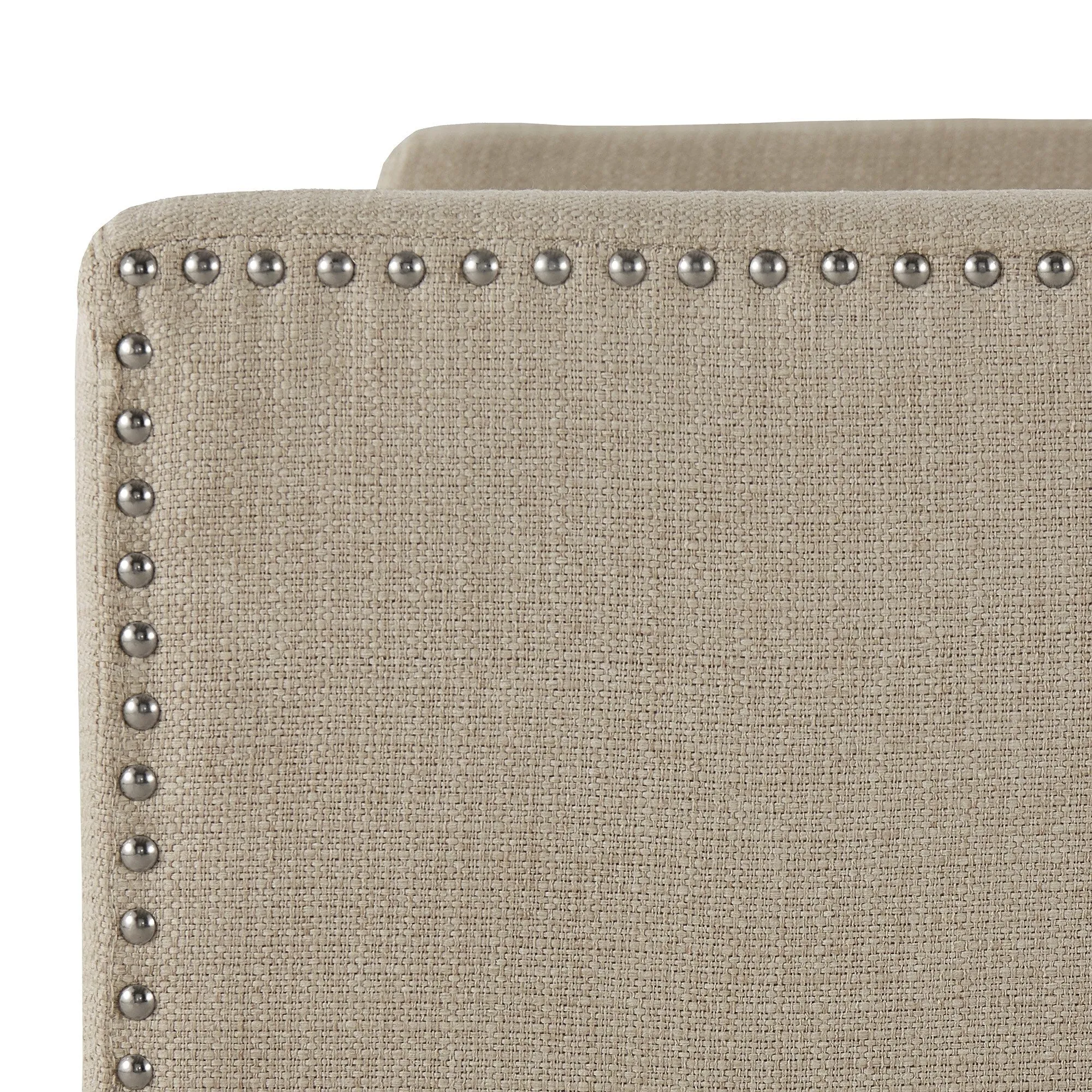 Orwyn Nailhead Slope Arm Swivel Chair by iNSPIRE Q Classic