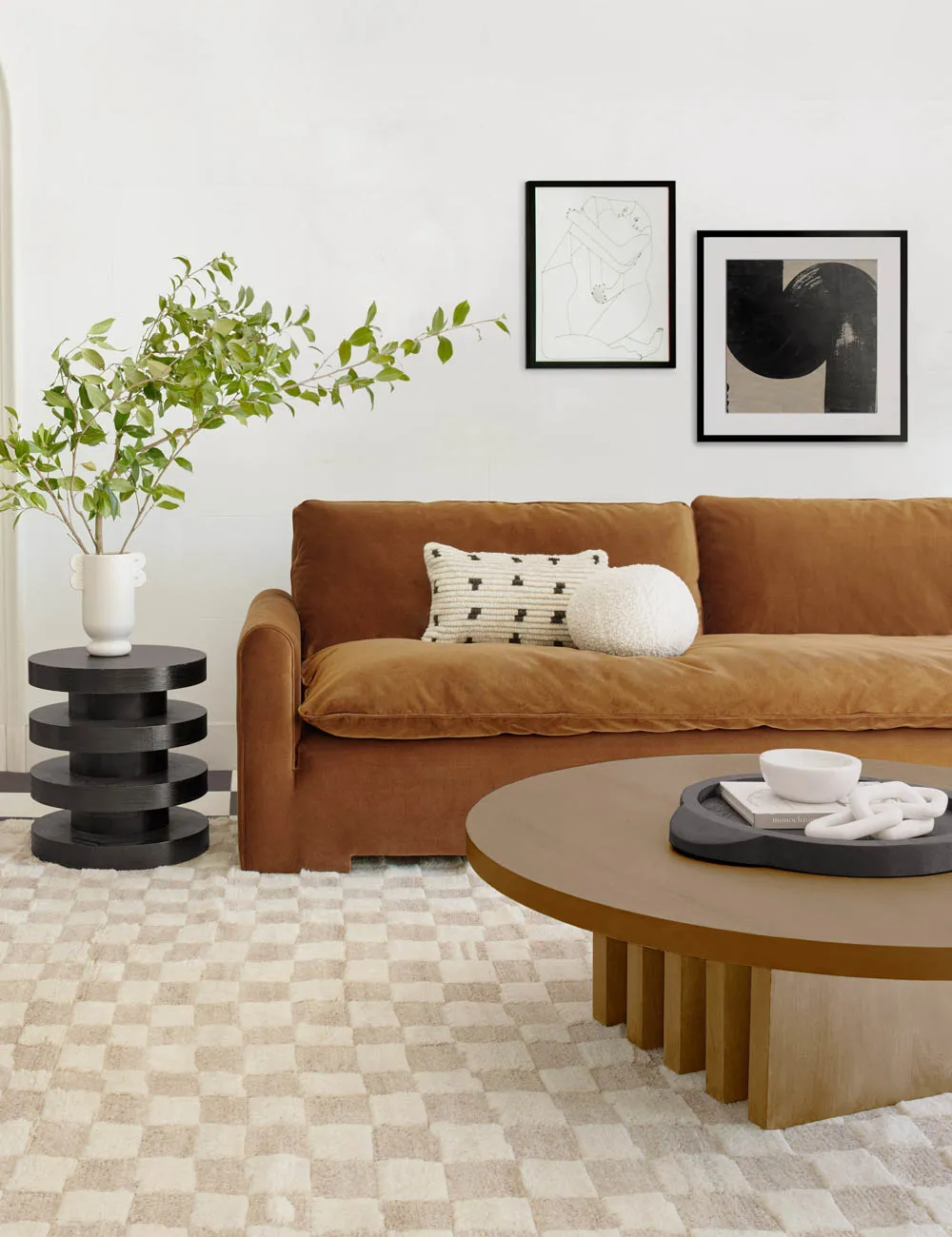 Pentwater Round Side Table by Sarah Sherman Samuel