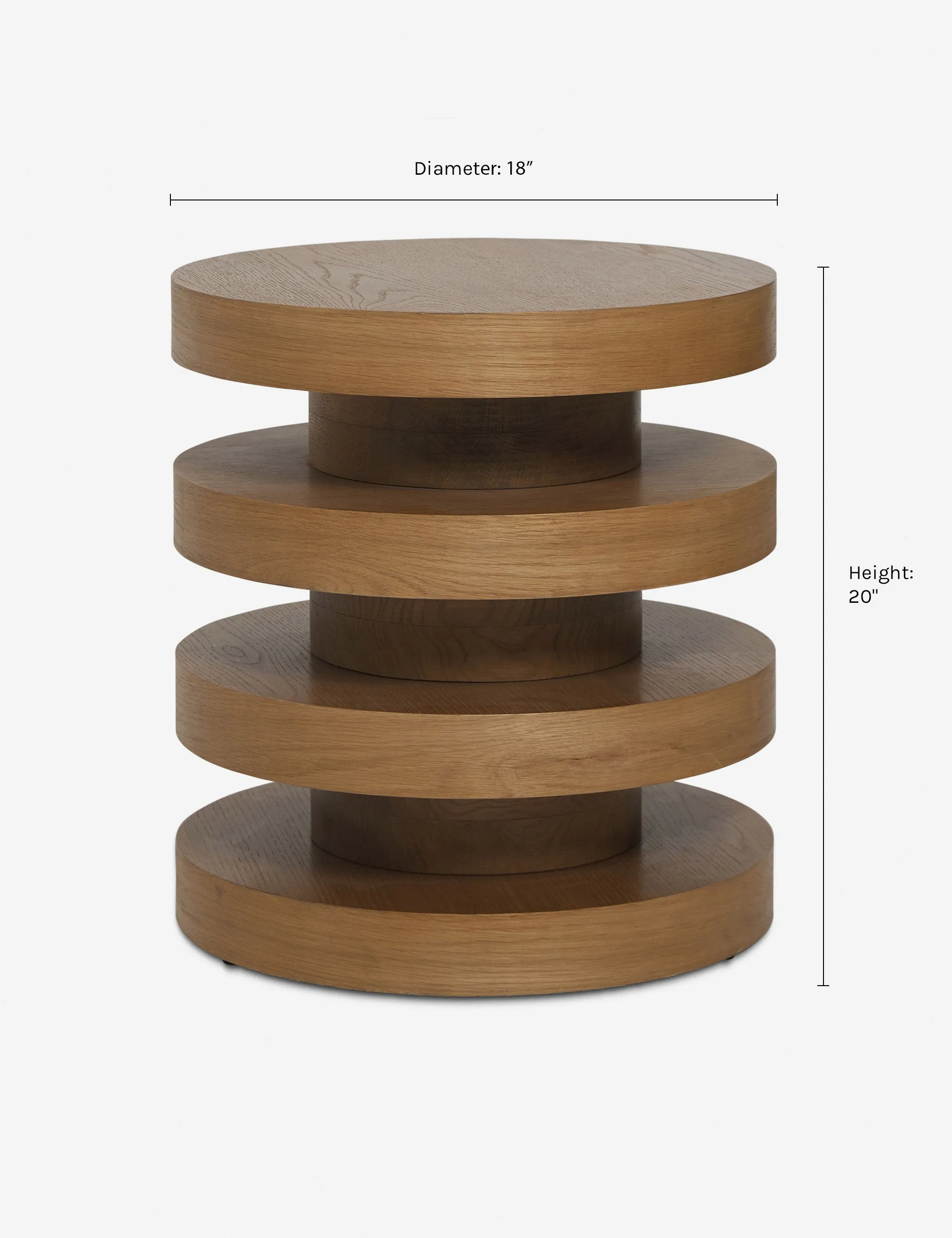 Pentwater Round Side Table by Sarah Sherman Samuel