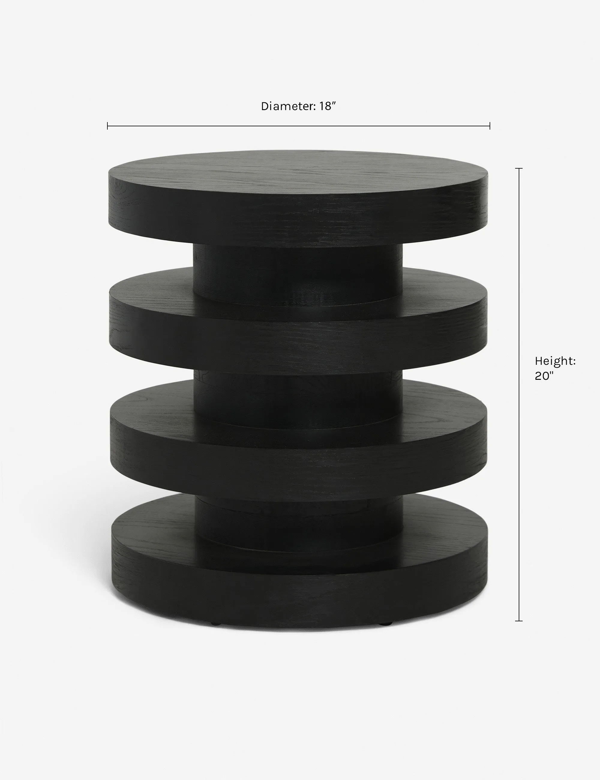 Pentwater Round Side Table by Sarah Sherman Samuel