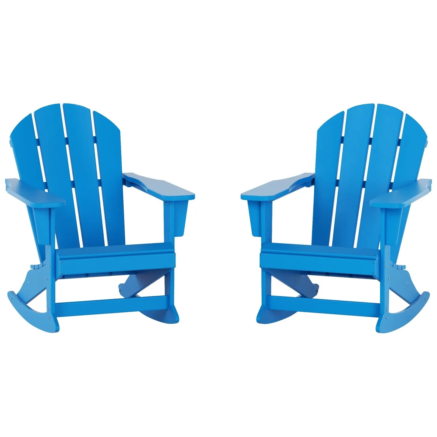 Polytrends Laguna Hdpe All Weather Outdoor Patio Rocking Chair (Set of 2)