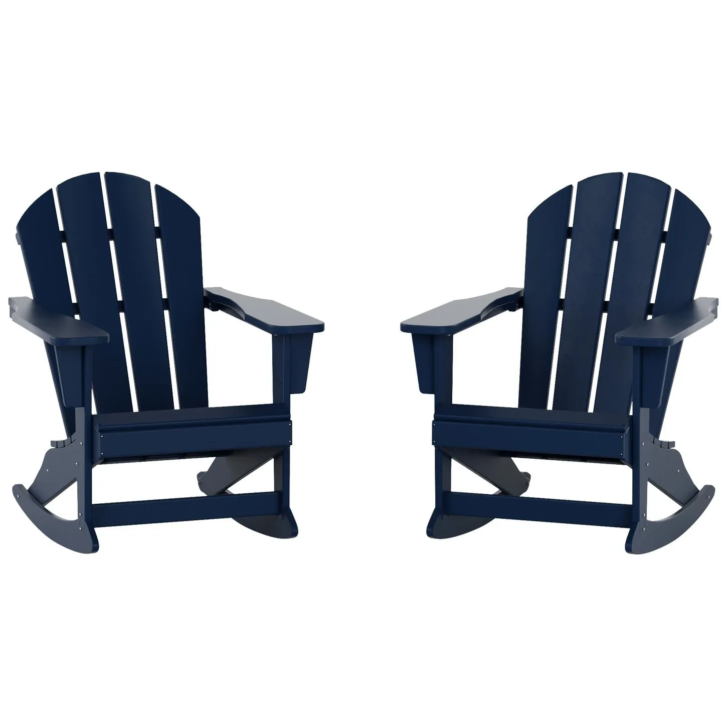 Polytrends Laguna Hdpe All Weather Outdoor Patio Rocking Chair (Set of 2)