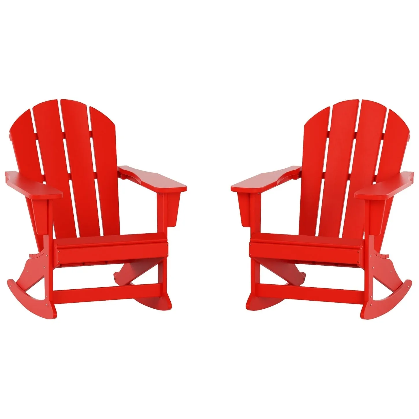 Polytrends Laguna Hdpe All Weather Outdoor Patio Rocking Chair (Set of 2)
