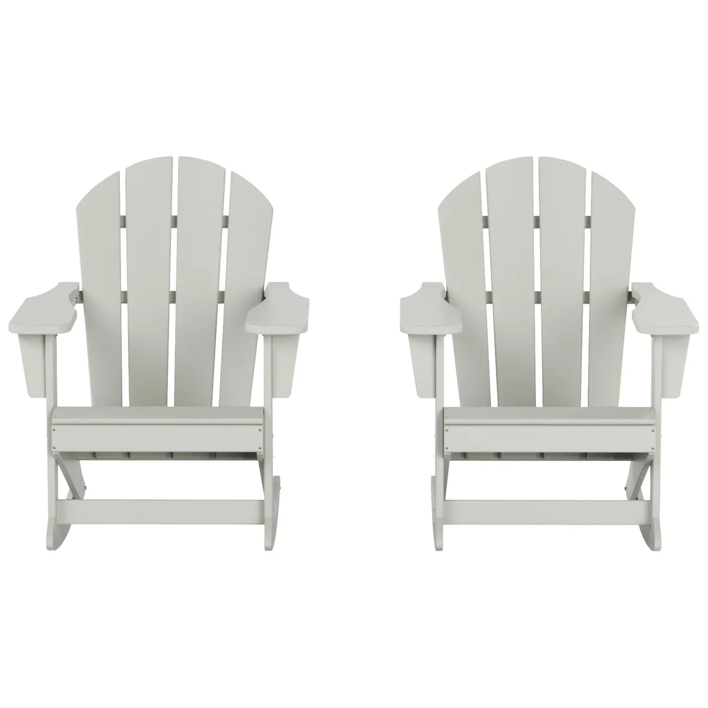 Polytrends Laguna Hdpe All Weather Outdoor Patio Rocking Chair (Set of 2)