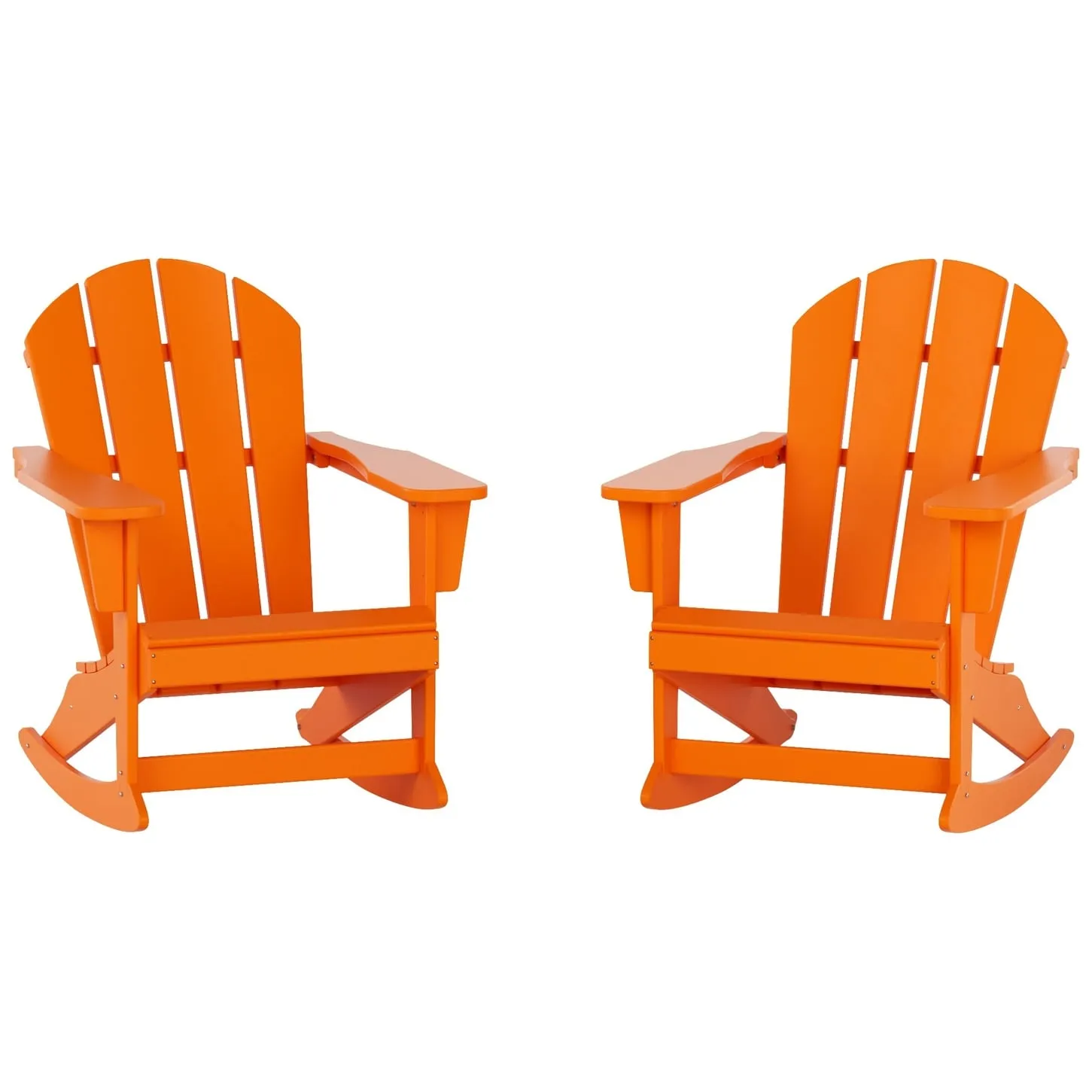 Polytrends Laguna Hdpe All Weather Outdoor Patio Rocking Chair (Set of 2)