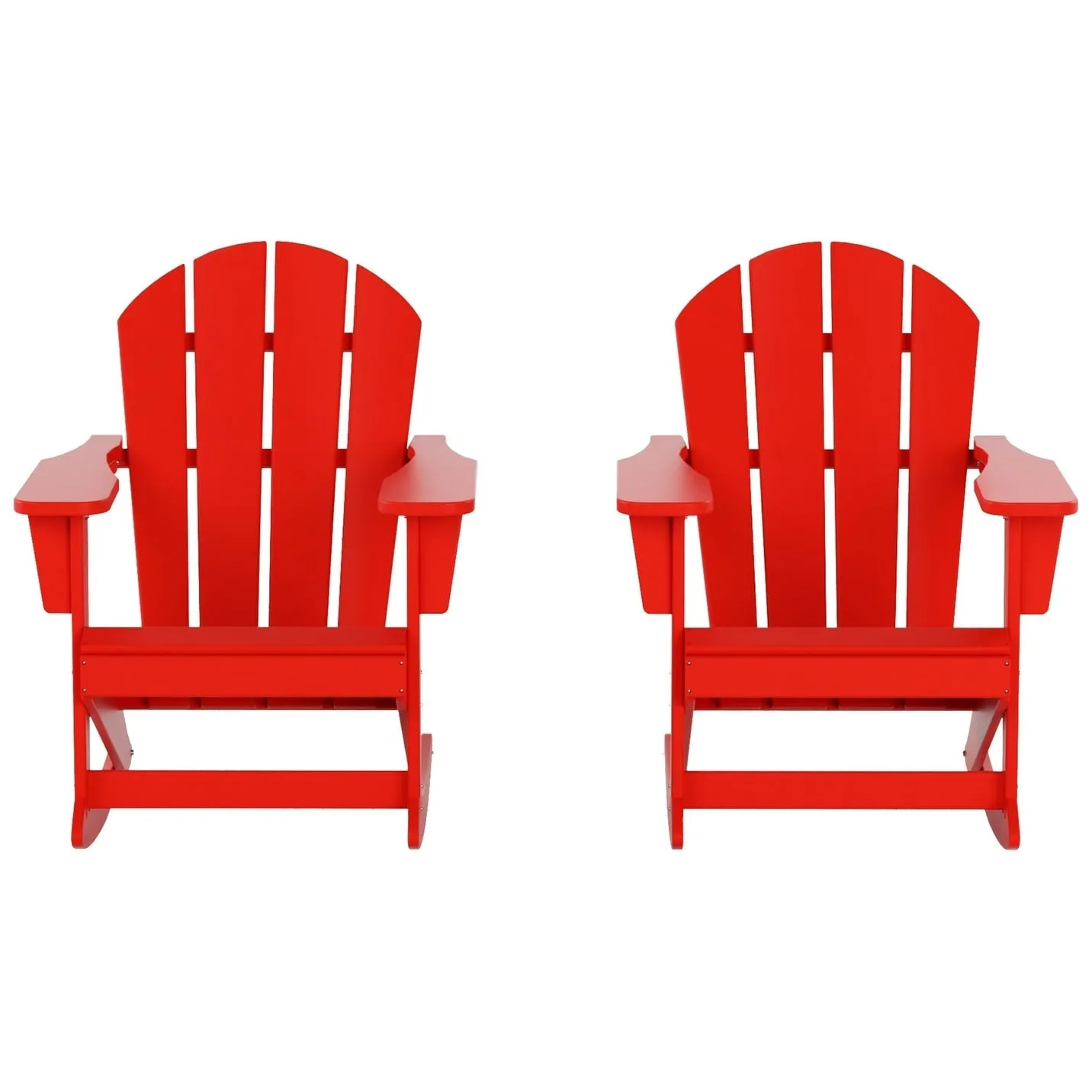 Polytrends Laguna Hdpe All Weather Outdoor Patio Rocking Chair (Set of 2)