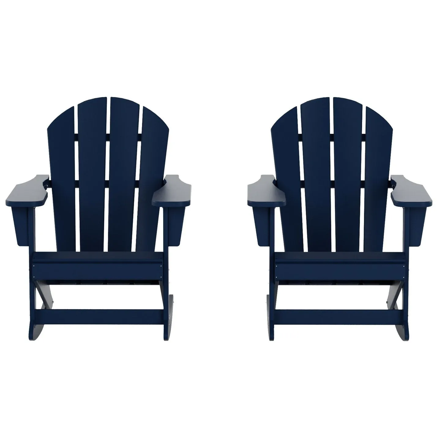 Polytrends Laguna Hdpe All Weather Outdoor Patio Rocking Chair (Set of 2)