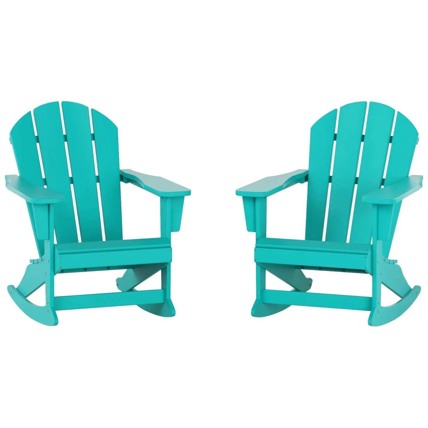 Polytrends Laguna Hdpe All Weather Outdoor Patio Rocking Chair (Set of 2)