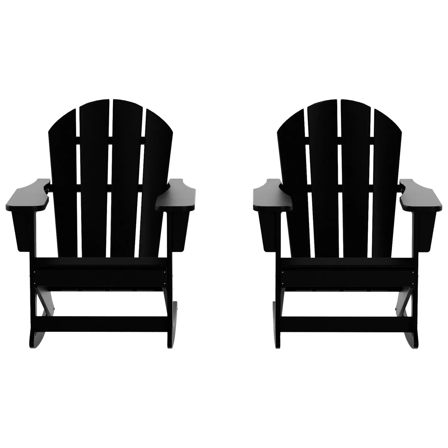Polytrends Laguna Hdpe All Weather Outdoor Patio Rocking Chair (Set of 2)