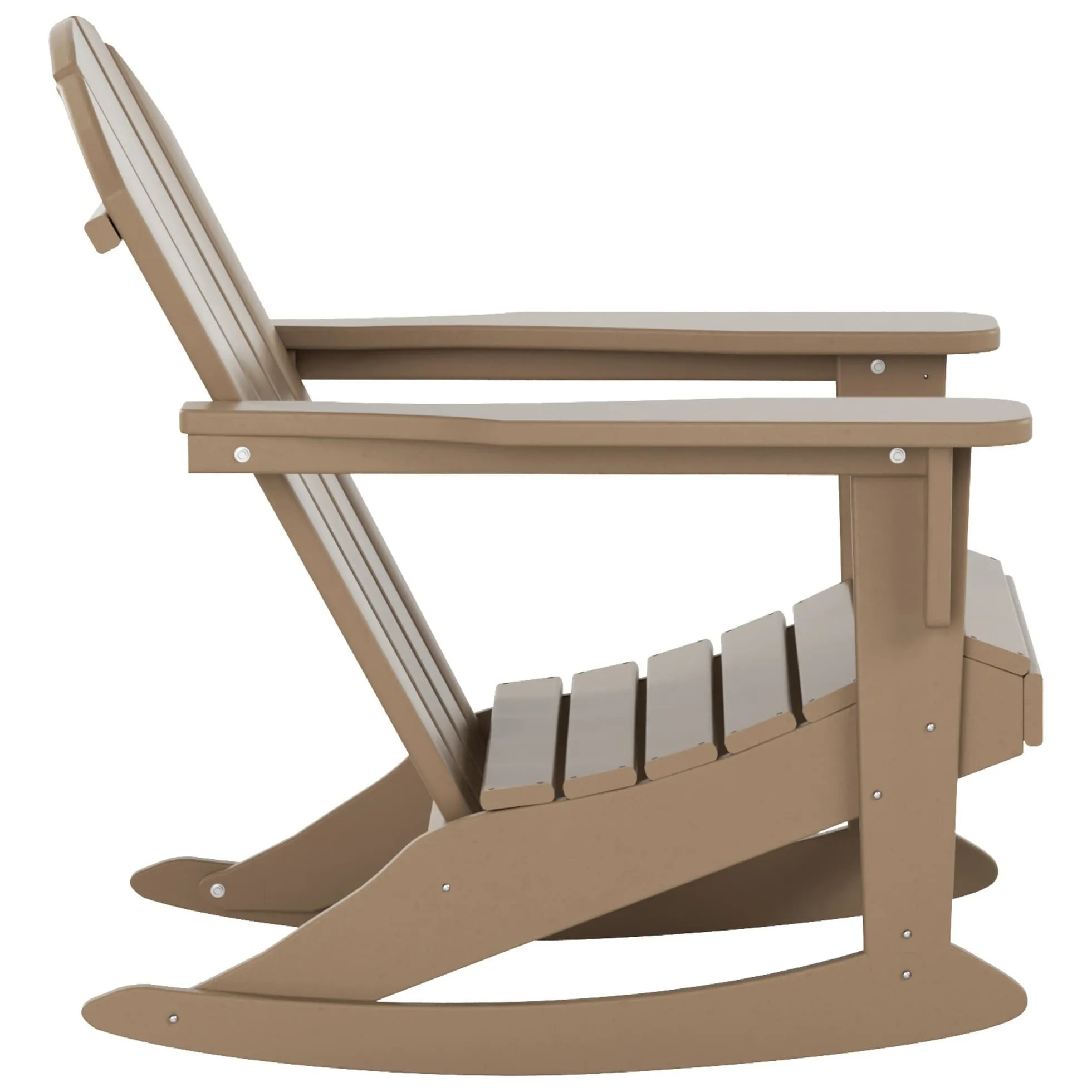 Polytrends Laguna Hdpe All Weather Outdoor Patio Rocking Chair (Set of 2)