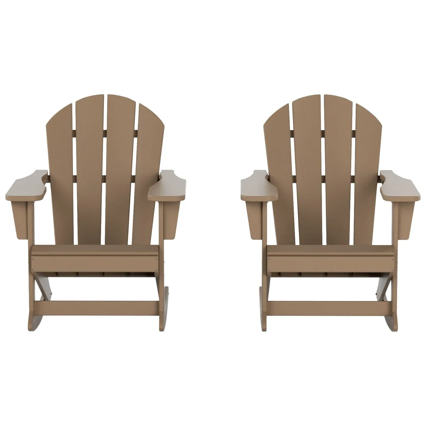 Polytrends Laguna Hdpe All Weather Outdoor Patio Rocking Chair (Set of 2)