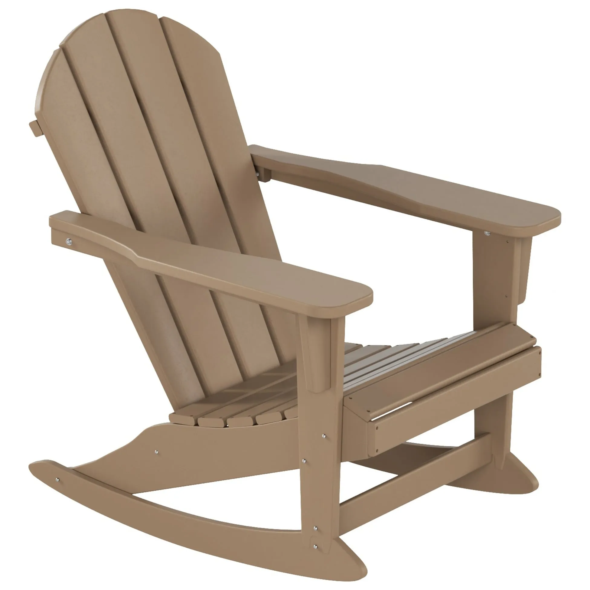 Polytrends Laguna Hdpe All Weather Outdoor Patio Rocking Chair (Set of 2)