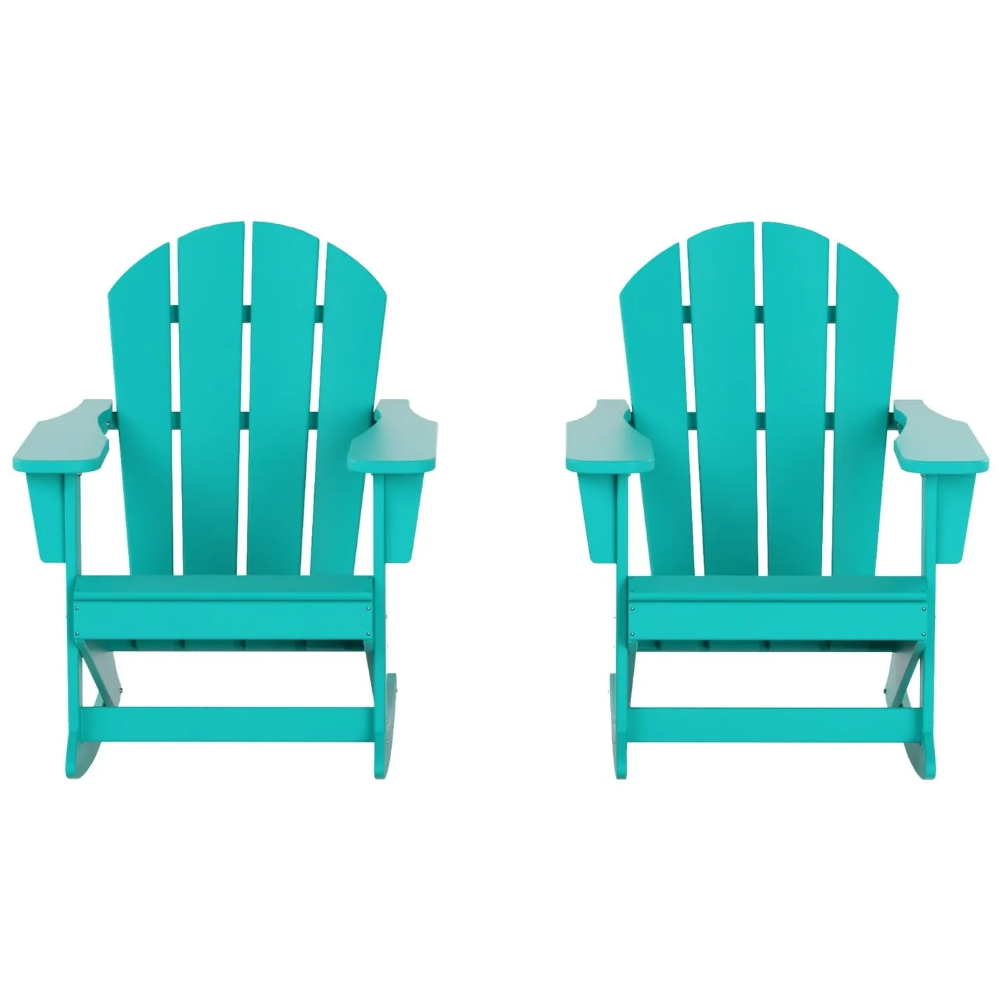 Polytrends Laguna Hdpe All Weather Outdoor Patio Rocking Chair (Set of 2)
