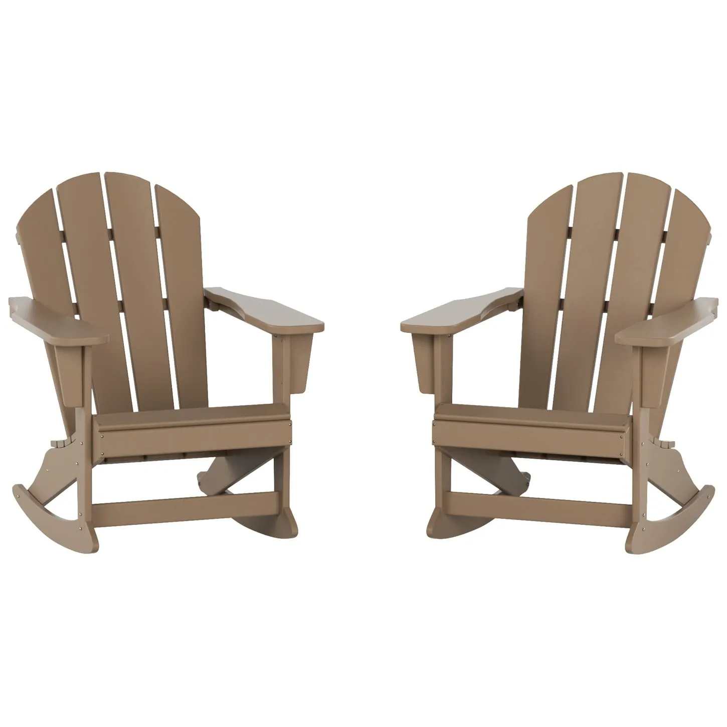 Polytrends Laguna Hdpe All Weather Outdoor Patio Rocking Chair (Set of 2)