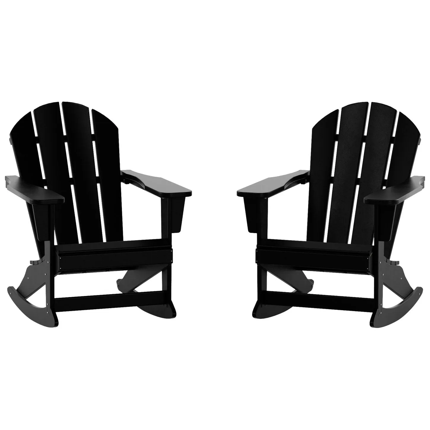 Polytrends Laguna Hdpe All Weather Outdoor Patio Rocking Chair (Set of 2)