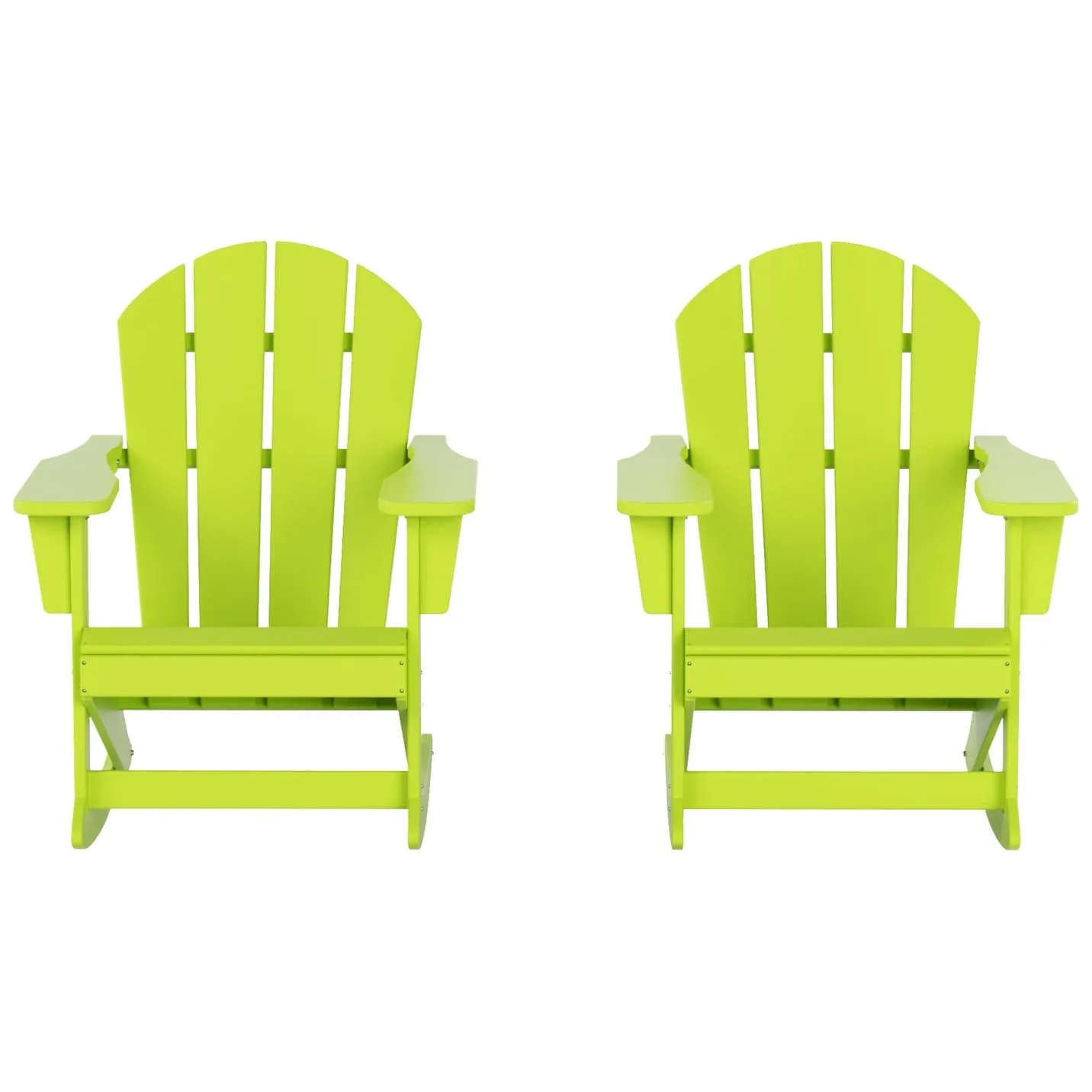 Polytrends Laguna Hdpe All Weather Outdoor Patio Rocking Chair (Set of 2)