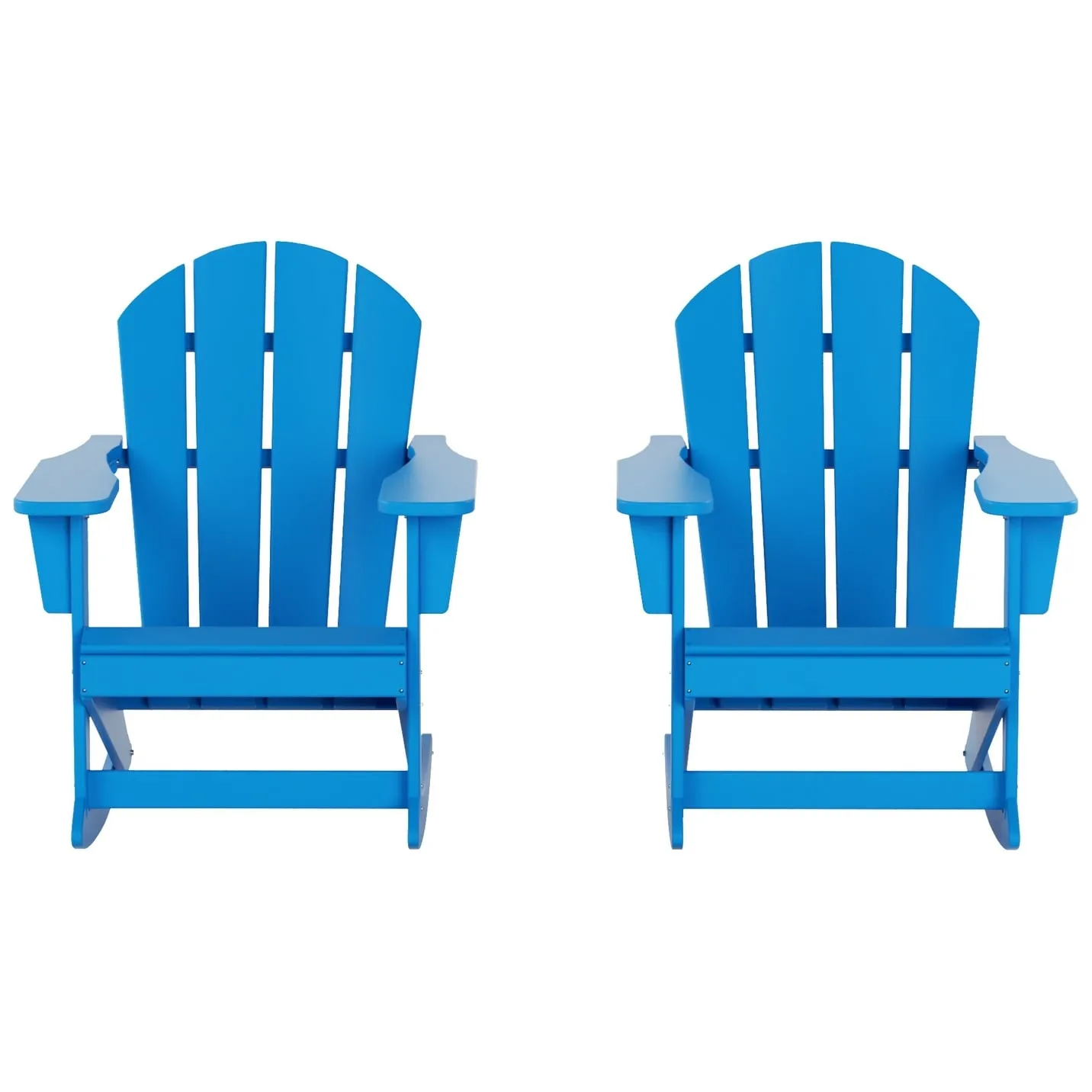 Polytrends Laguna Hdpe All Weather Outdoor Patio Rocking Chair (Set of 2)