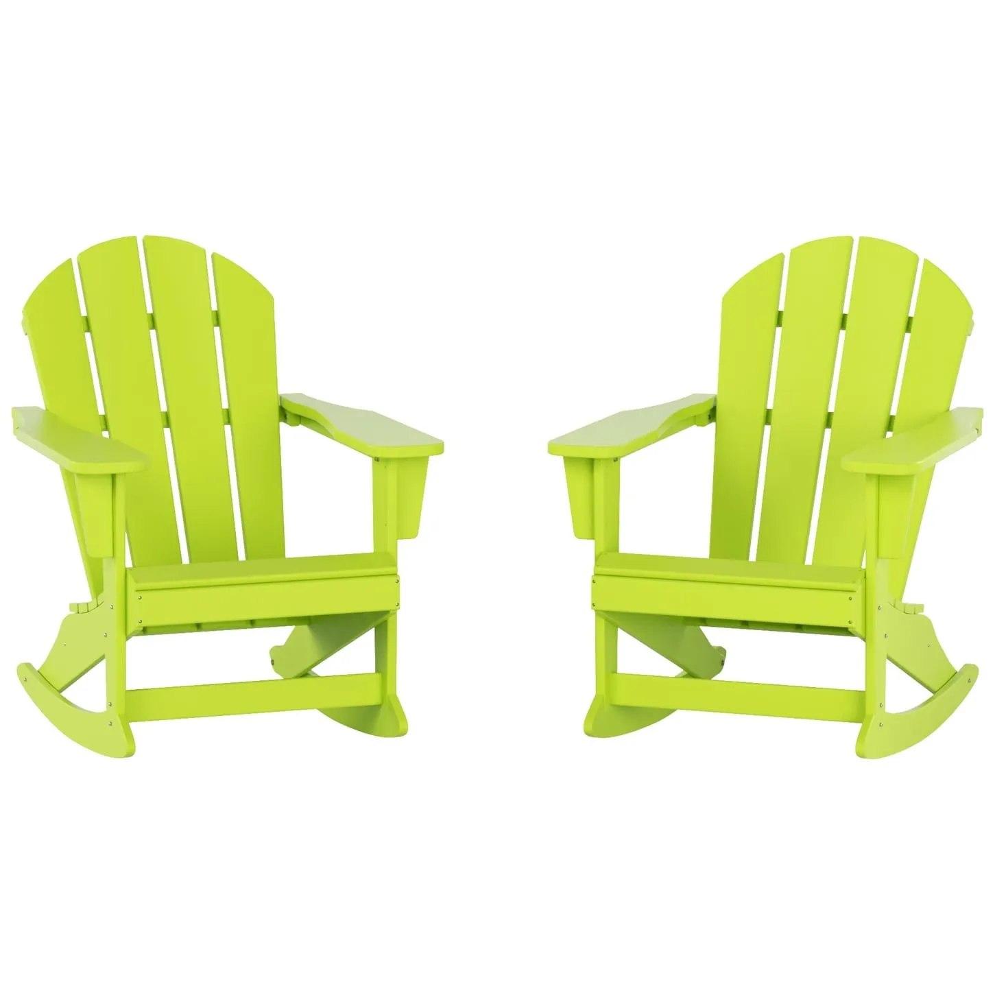 Polytrends Laguna Hdpe All Weather Outdoor Patio Rocking Chair (Set of 2)