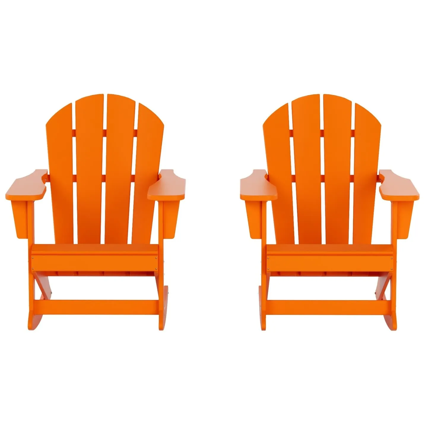 Polytrends Laguna Hdpe All Weather Outdoor Patio Rocking Chair (Set of 2)