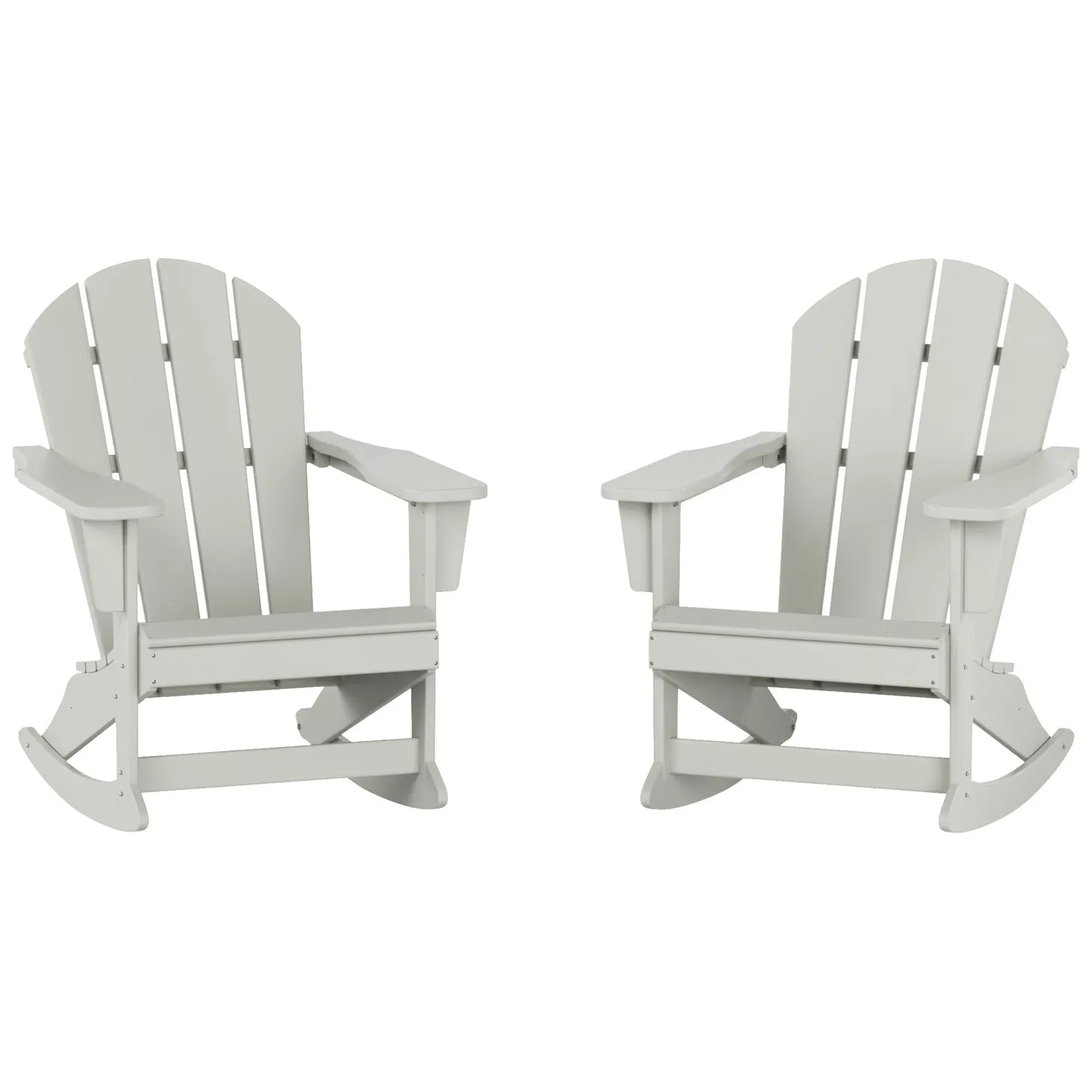 Polytrends Laguna Hdpe All Weather Outdoor Patio Rocking Chair (Set of 2)