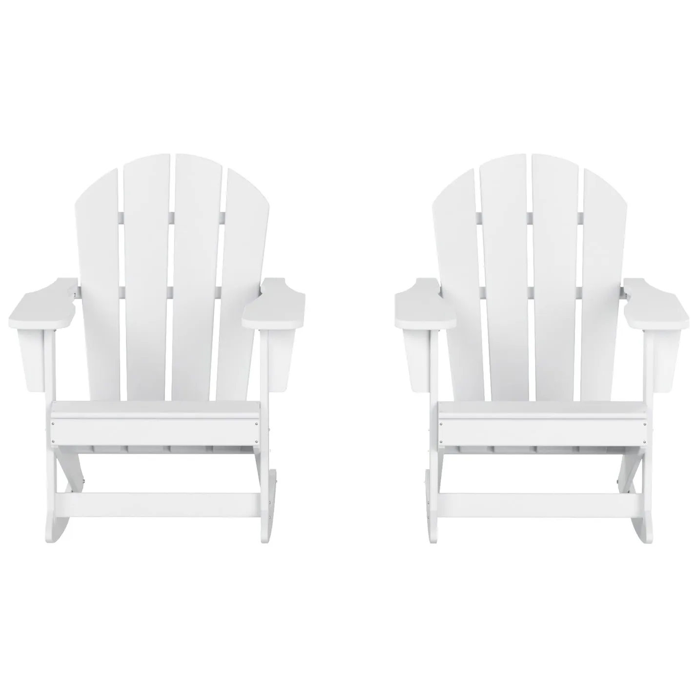 Polytrends Laguna Hdpe All Weather Outdoor Patio Rocking Chair (Set of 2)