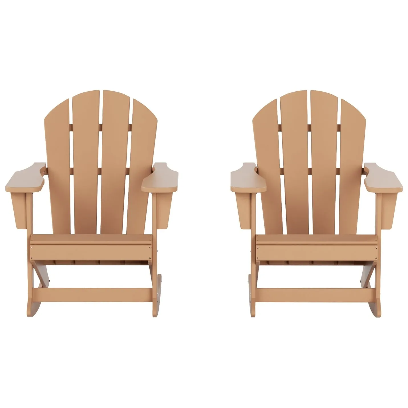 Polytrends Laguna Hdpe All Weather Outdoor Patio Rocking Chair (Set of 2)