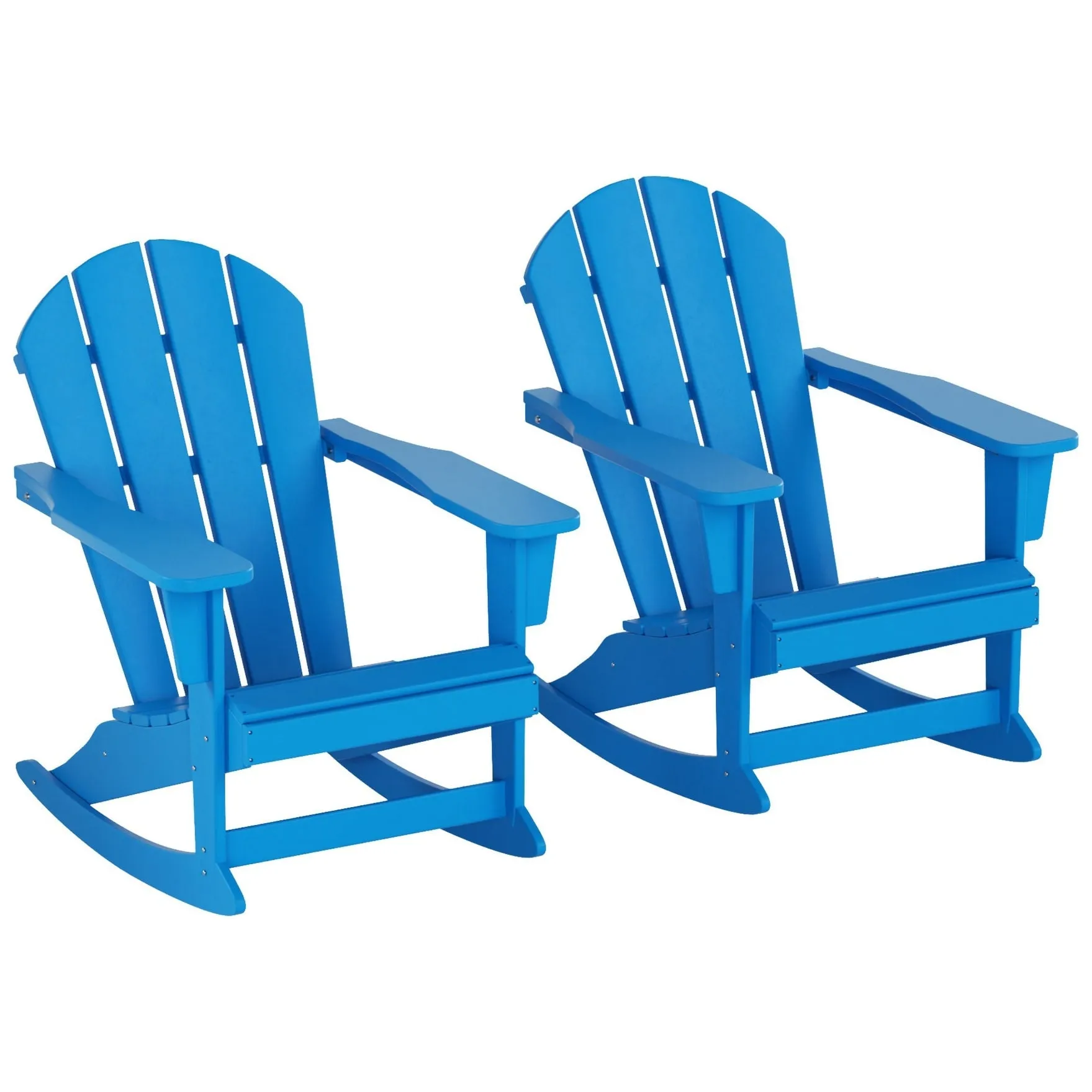 Polytrends Laguna Hdpe All Weather Outdoor Patio Rocking Chair (Set of 2)
