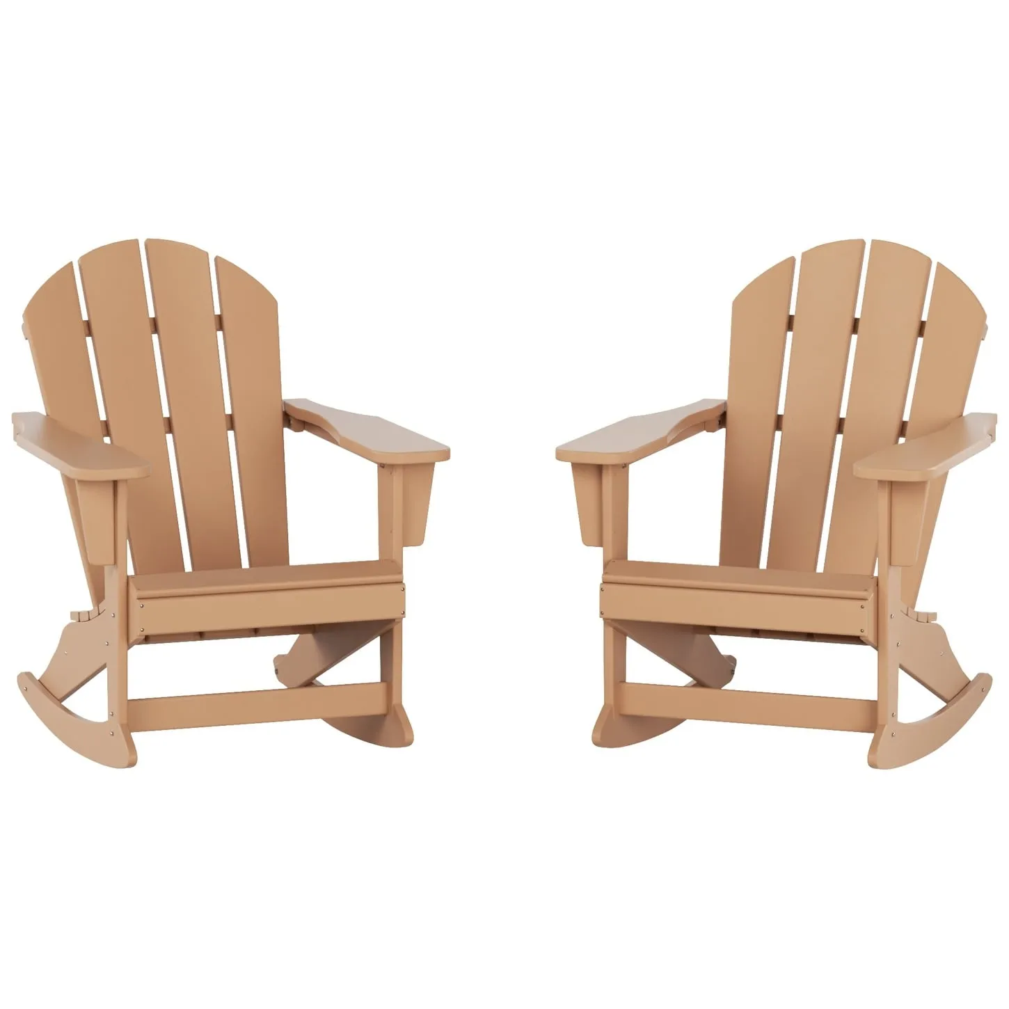 Polytrends Laguna Hdpe All Weather Outdoor Patio Rocking Chair (Set of 2)