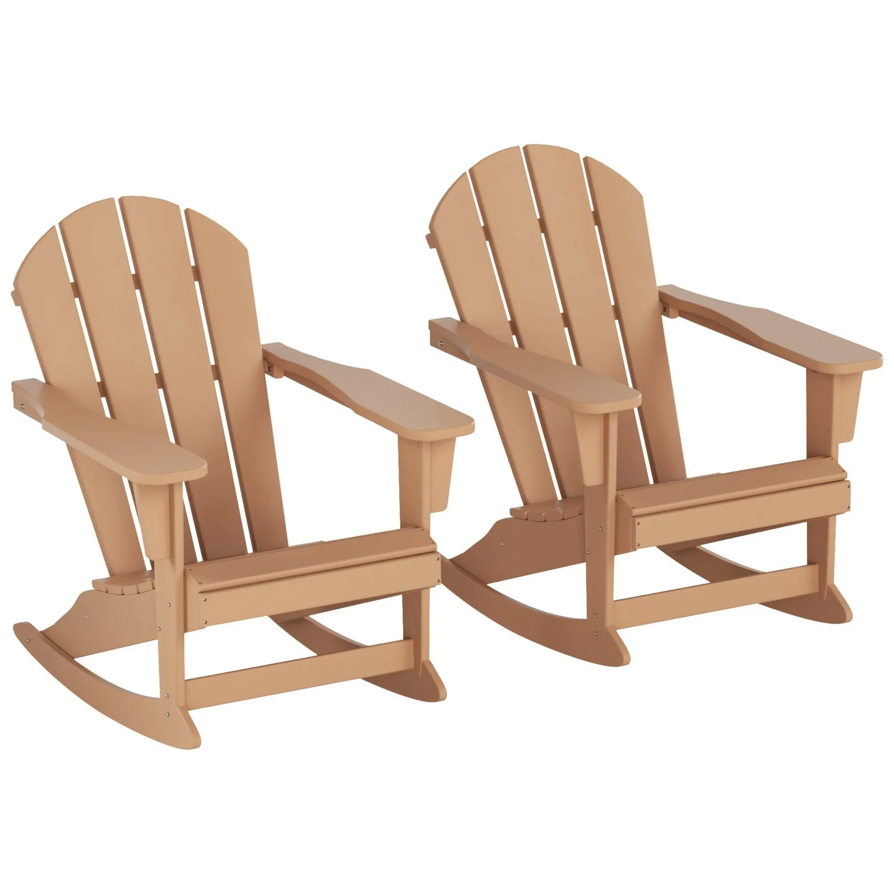 Polytrends Laguna Hdpe All Weather Outdoor Patio Rocking Chair (Set of 2)