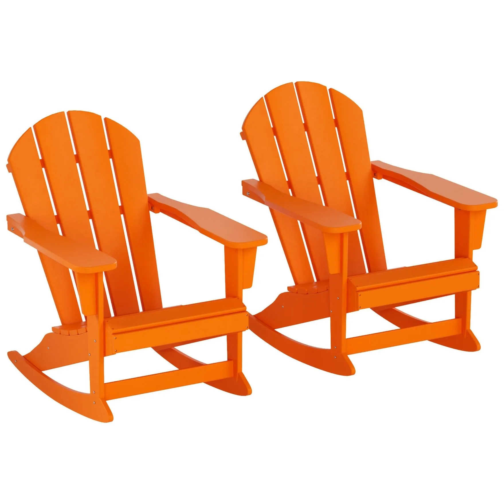 Polytrends Laguna Hdpe All Weather Outdoor Patio Rocking Chair (Set of 2)