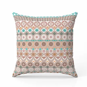 Shape Synergy Faux Suede Reversible Throw Pillow Light and Orange