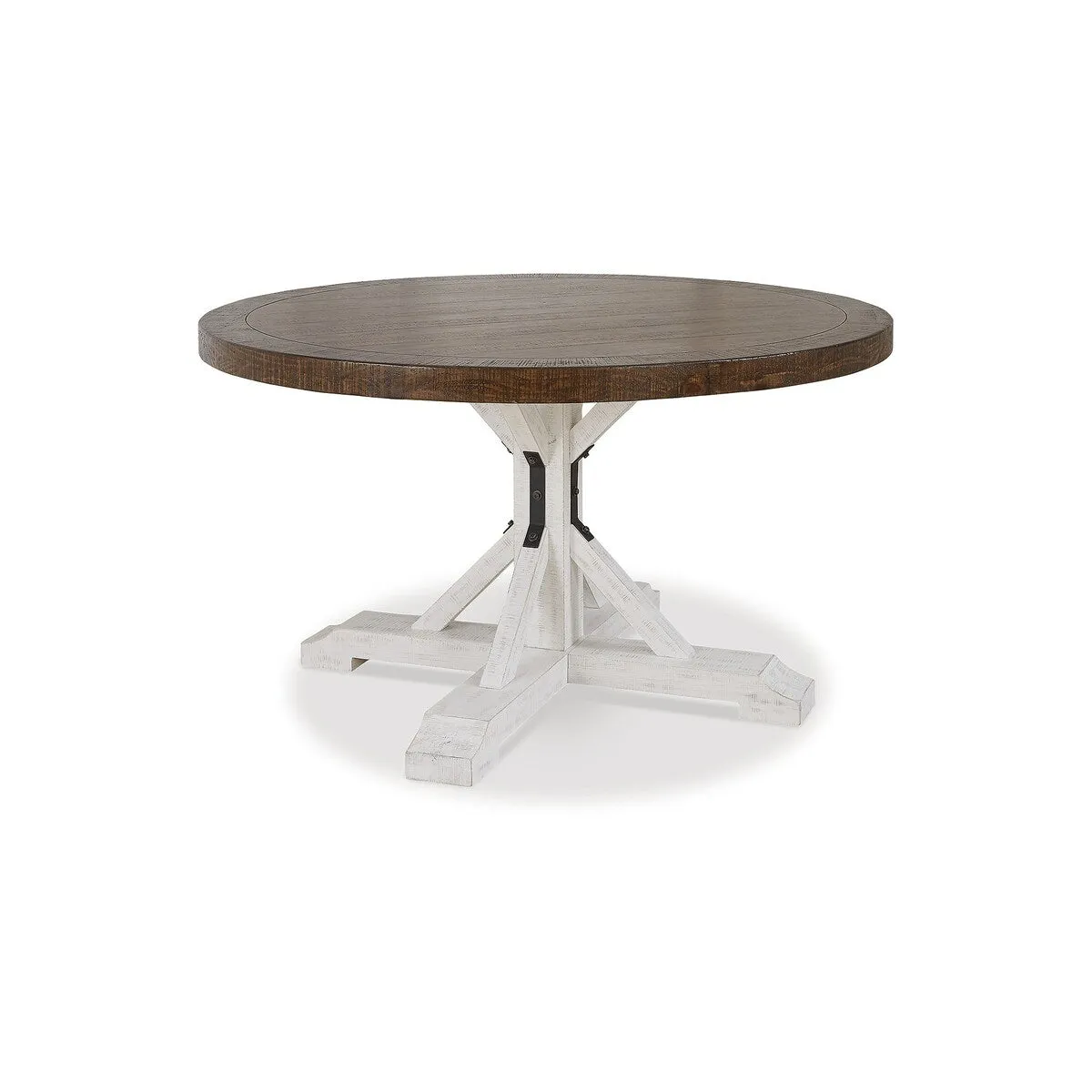 Signature Design by Ashley Valebeck Brown/White/Beige 5-Piece Dining Package