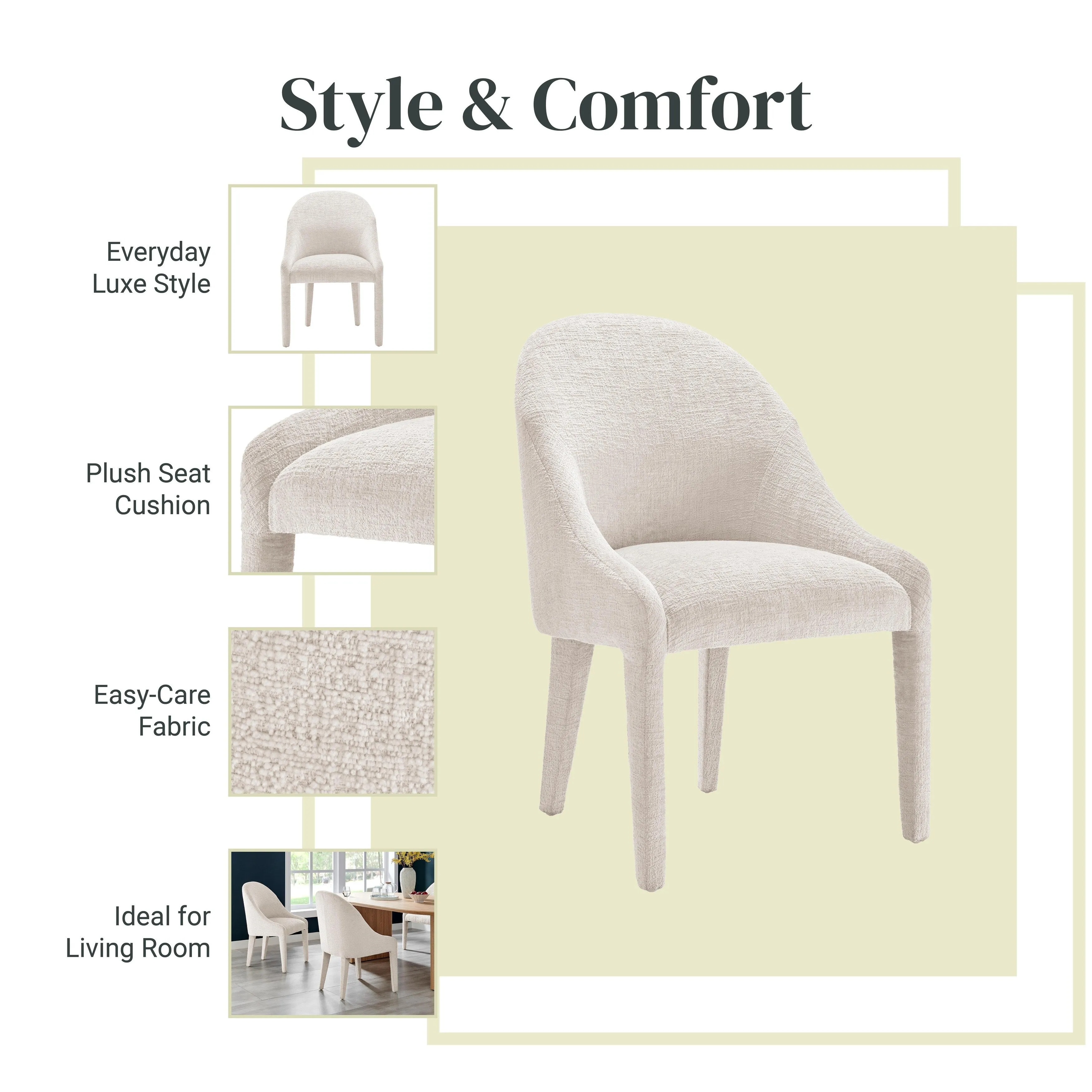 Stacy Chenille Dining Side Chair