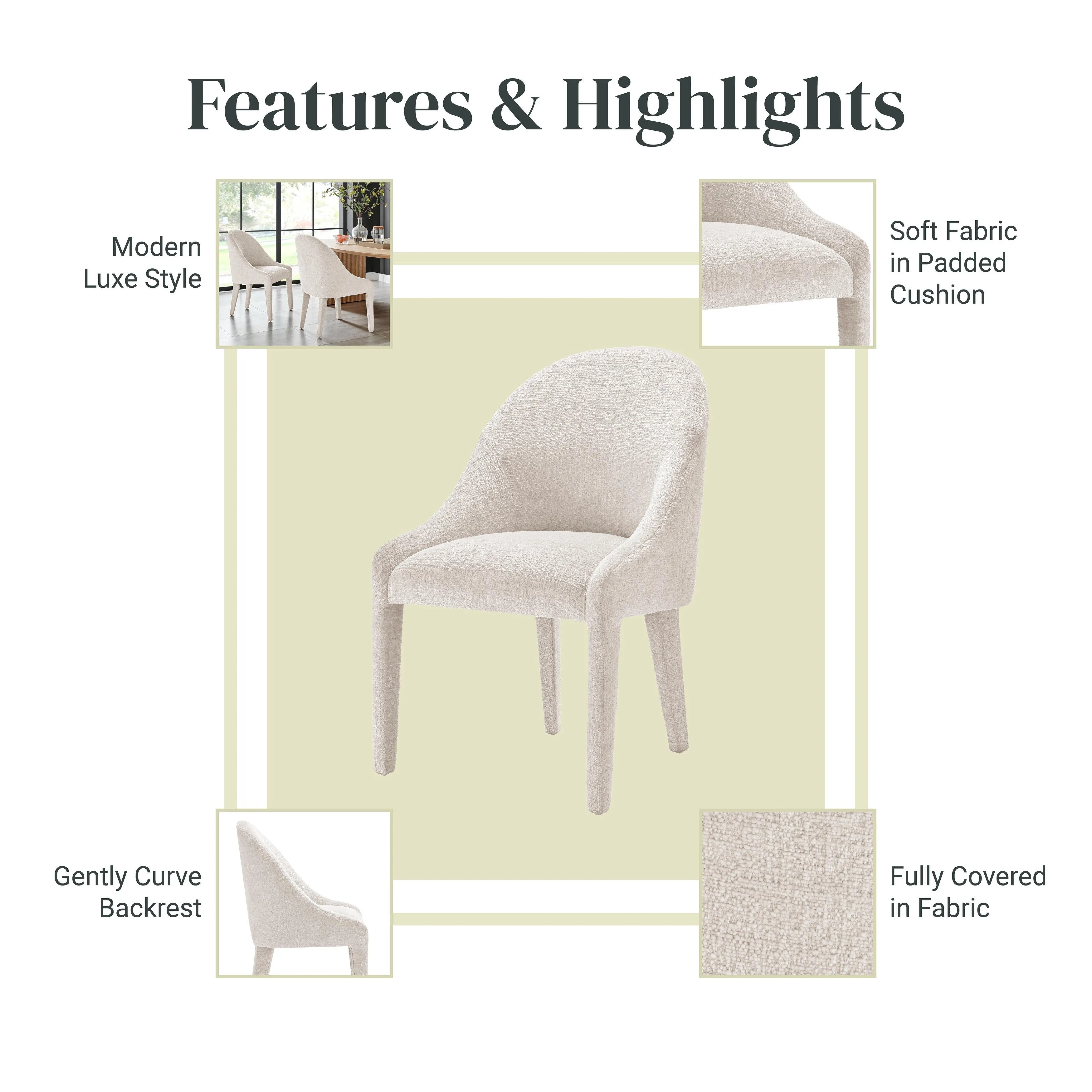 Stacy Chenille Dining Side Chair
