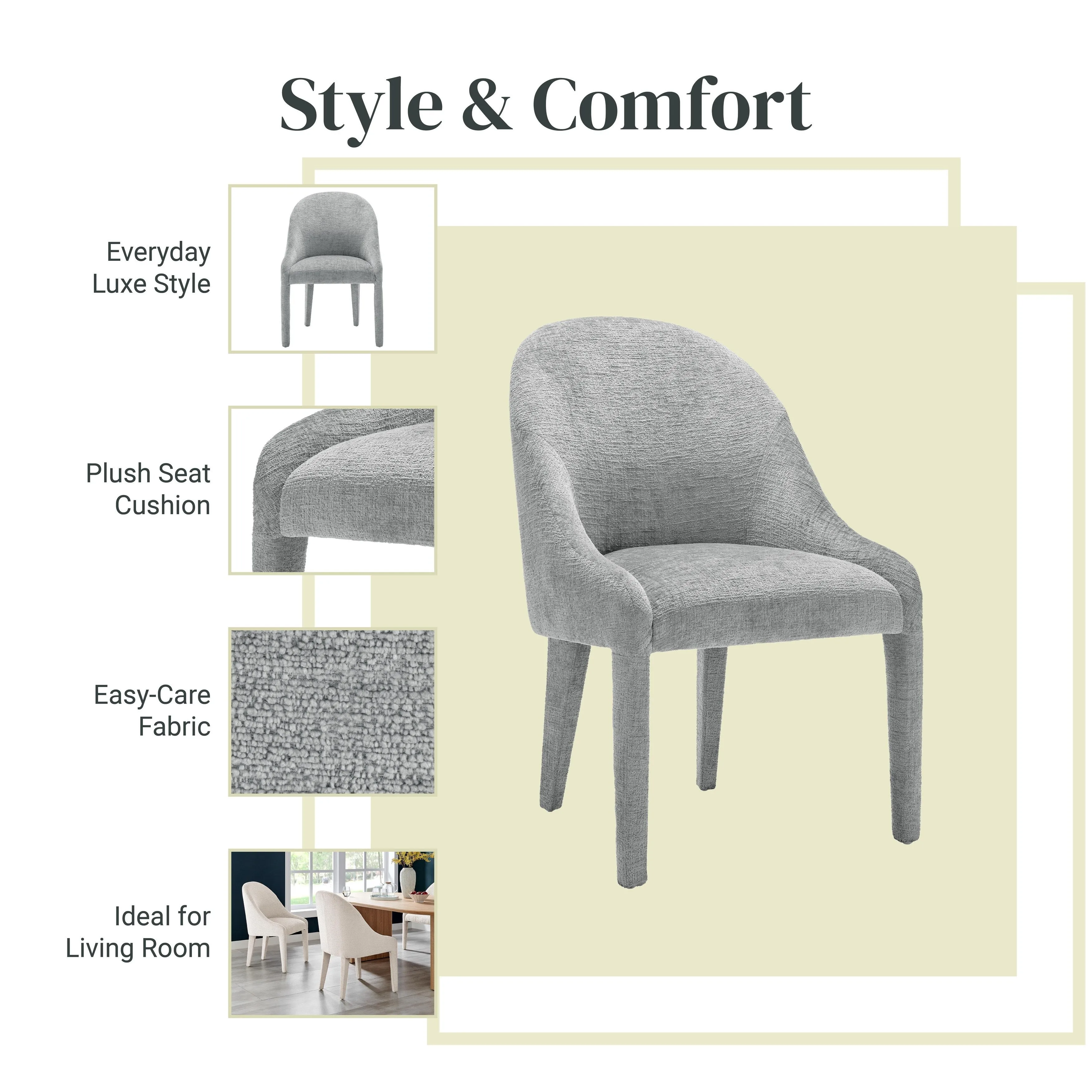 Stacy Chenille Dining Side Chair