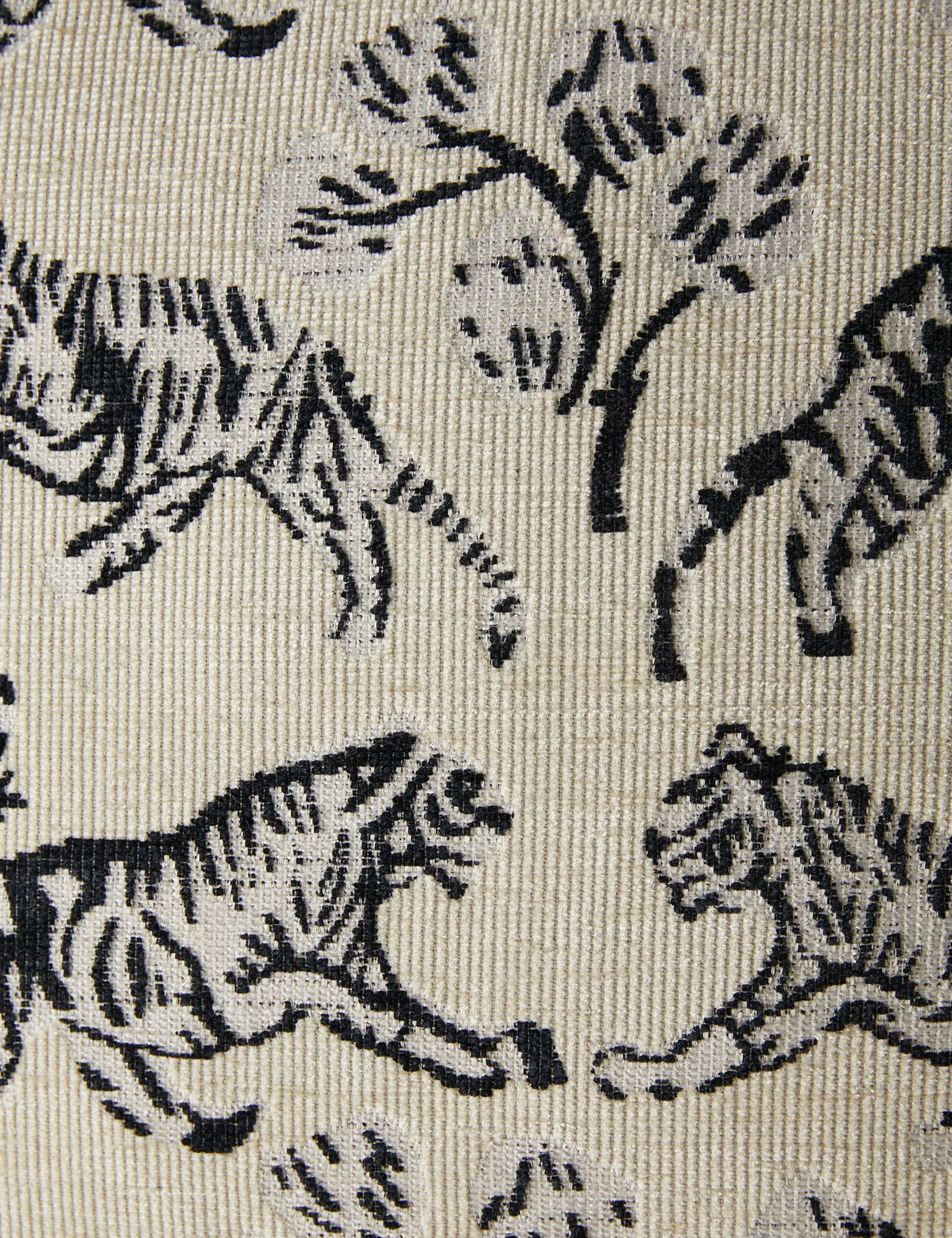 Tiger Jacquard Pillow by Sarah Sherman Samuel