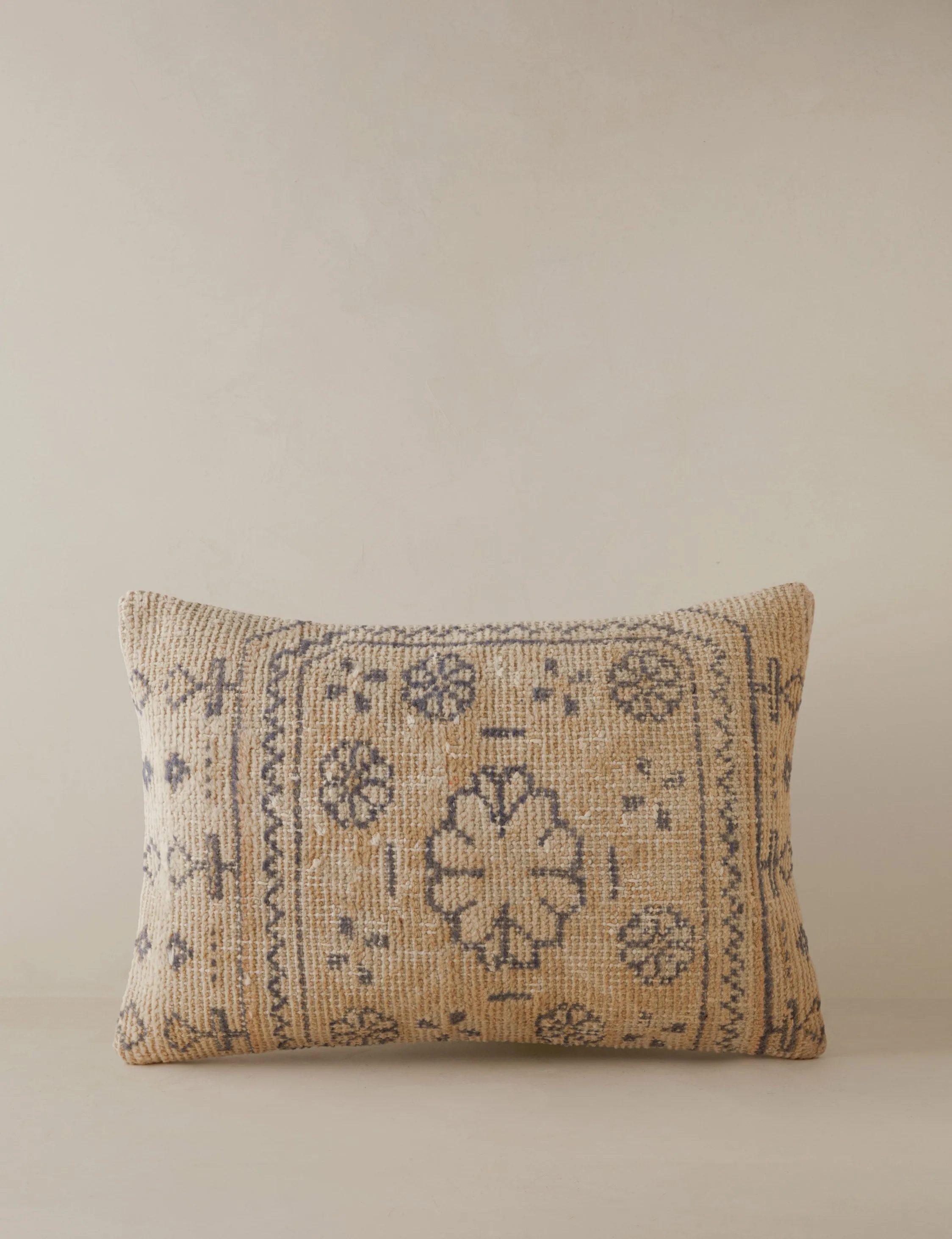 Vintage Lumbar Pillow No. 15. 16 x 24