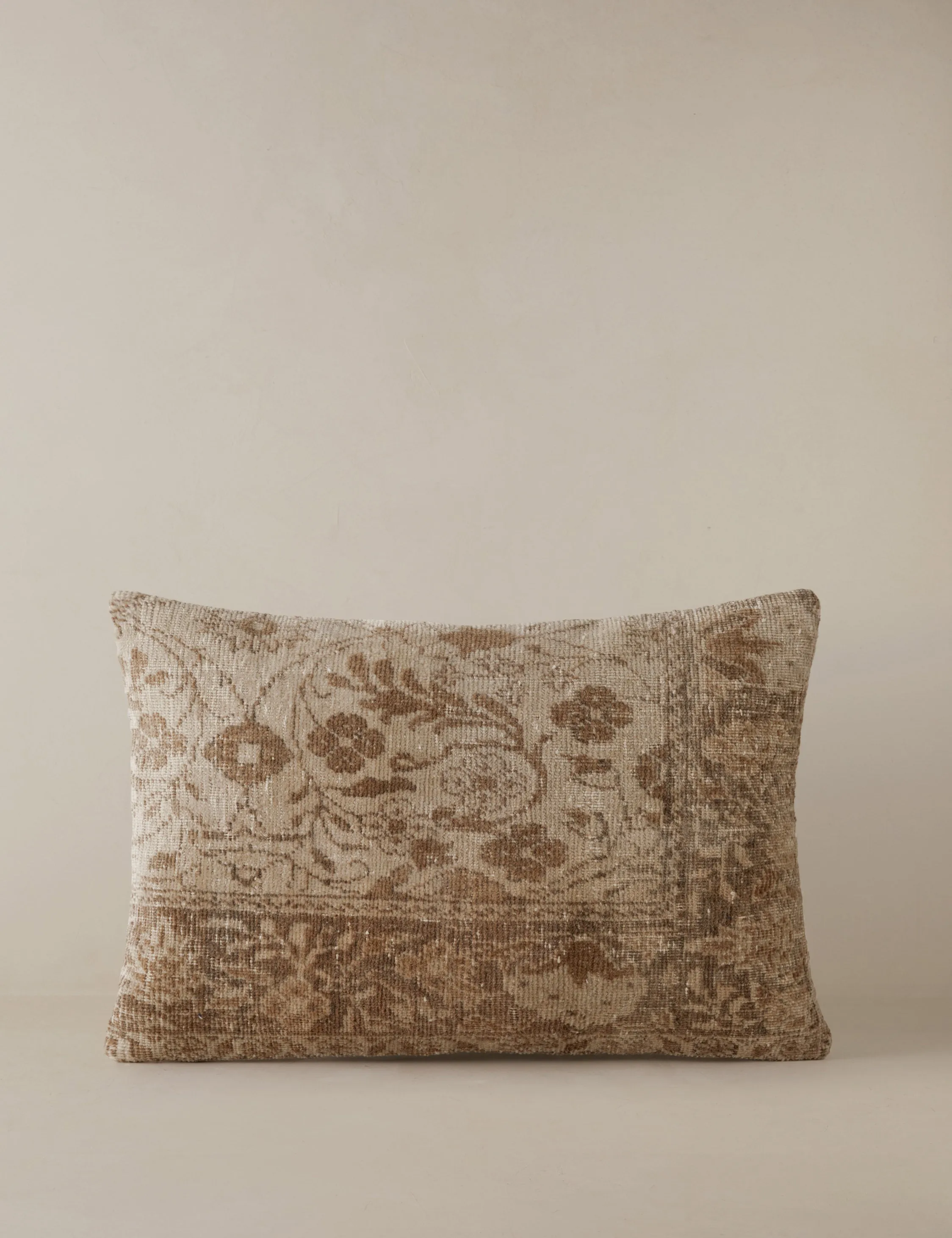 Vintage Lumbar Pillow No. 25. 16 x 24